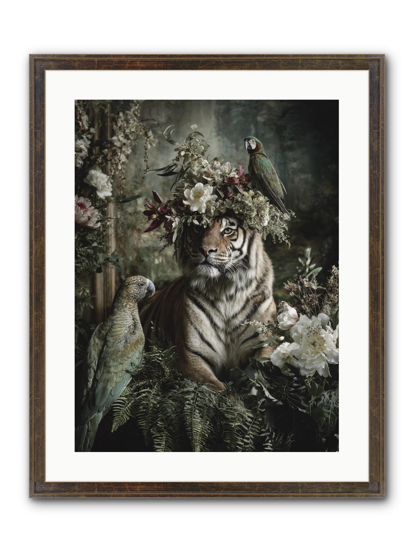 Unspoken Poem Framed Print - Slimwoods Black/Gold 18x24