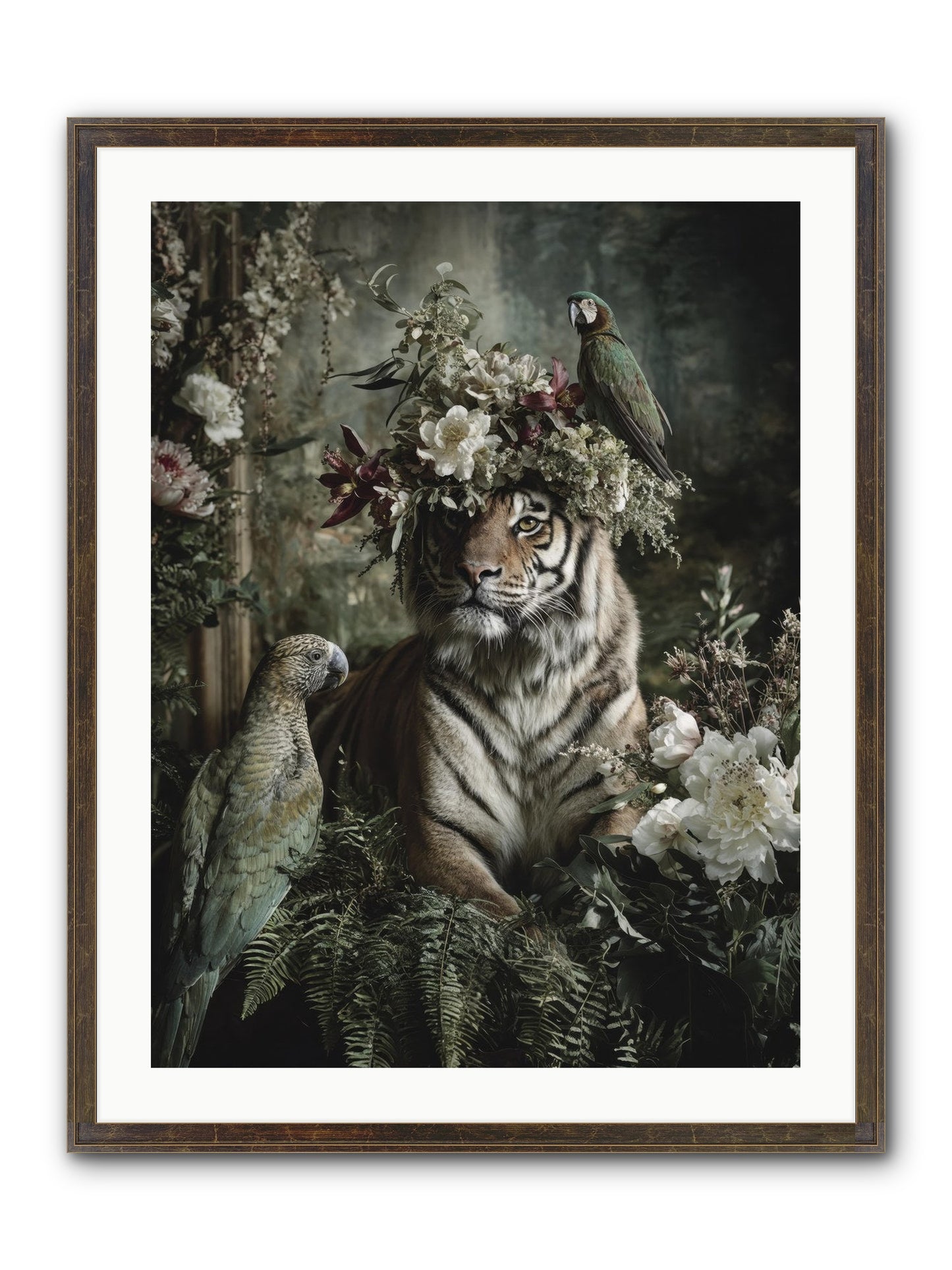 Unspoken Poem Framed Print - Slimwoods Black/Gold 24x32