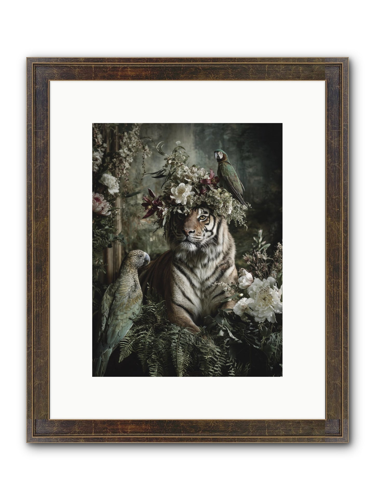 Unspoken Poem Framed Print - Slimwoods Black/Gold 9x12