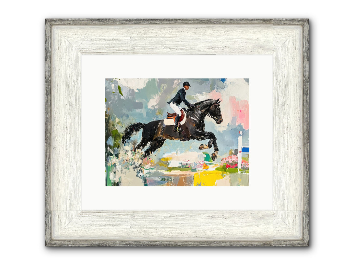 Unstoppable Glory Framed Print - Driftwood White 12x9