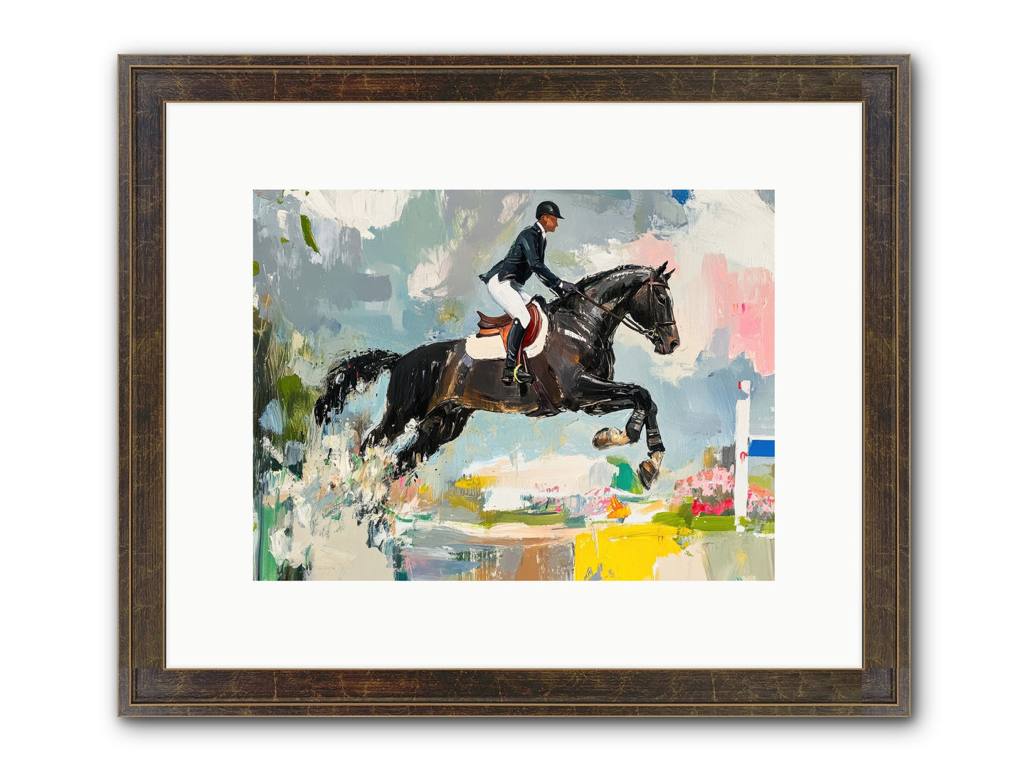 Unstoppable Glory Framed Print - Slimwoods Black/Gold 12x9