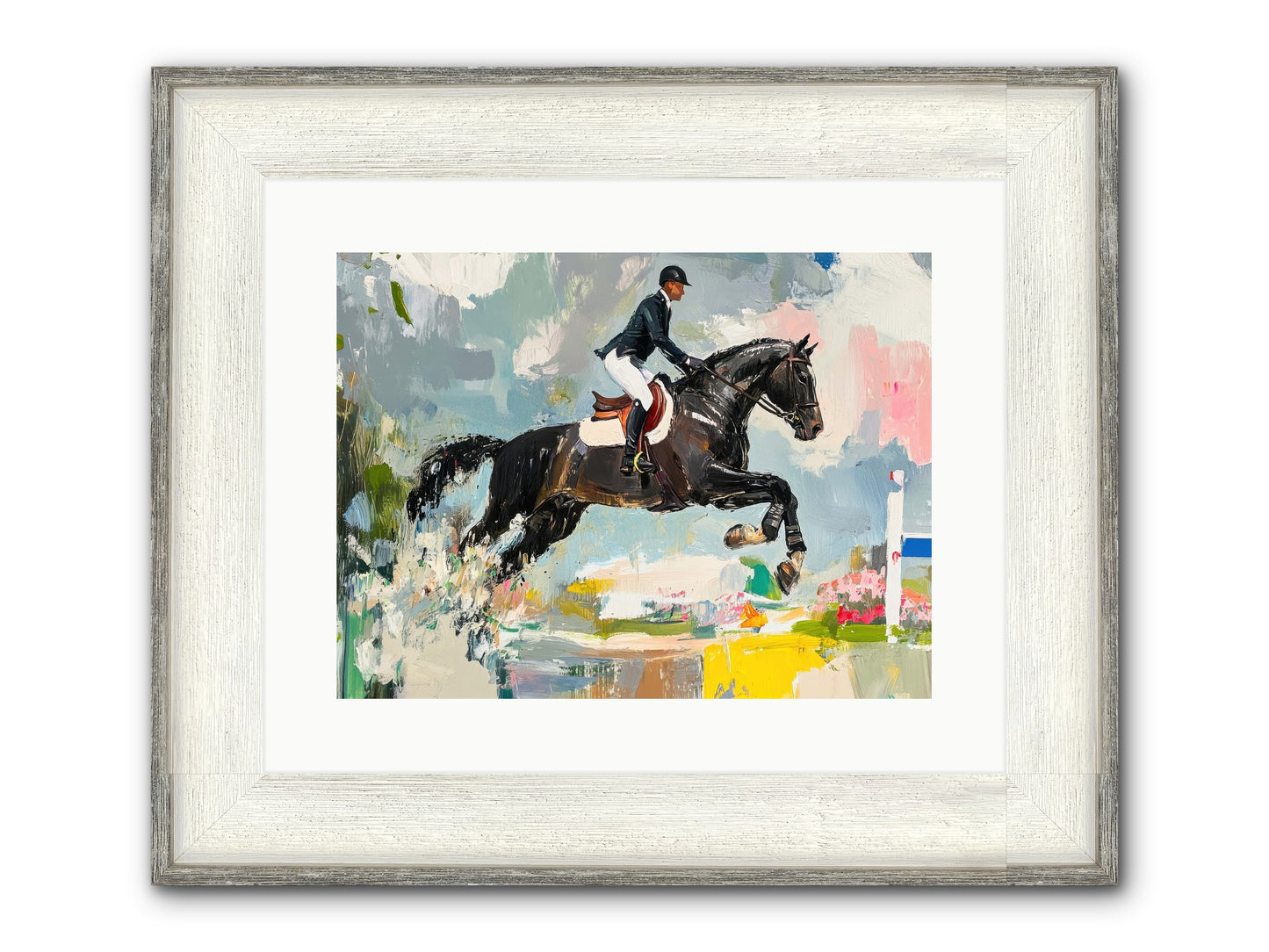 Unstoppable Glory Framed Print - Driftwood White 16x12
