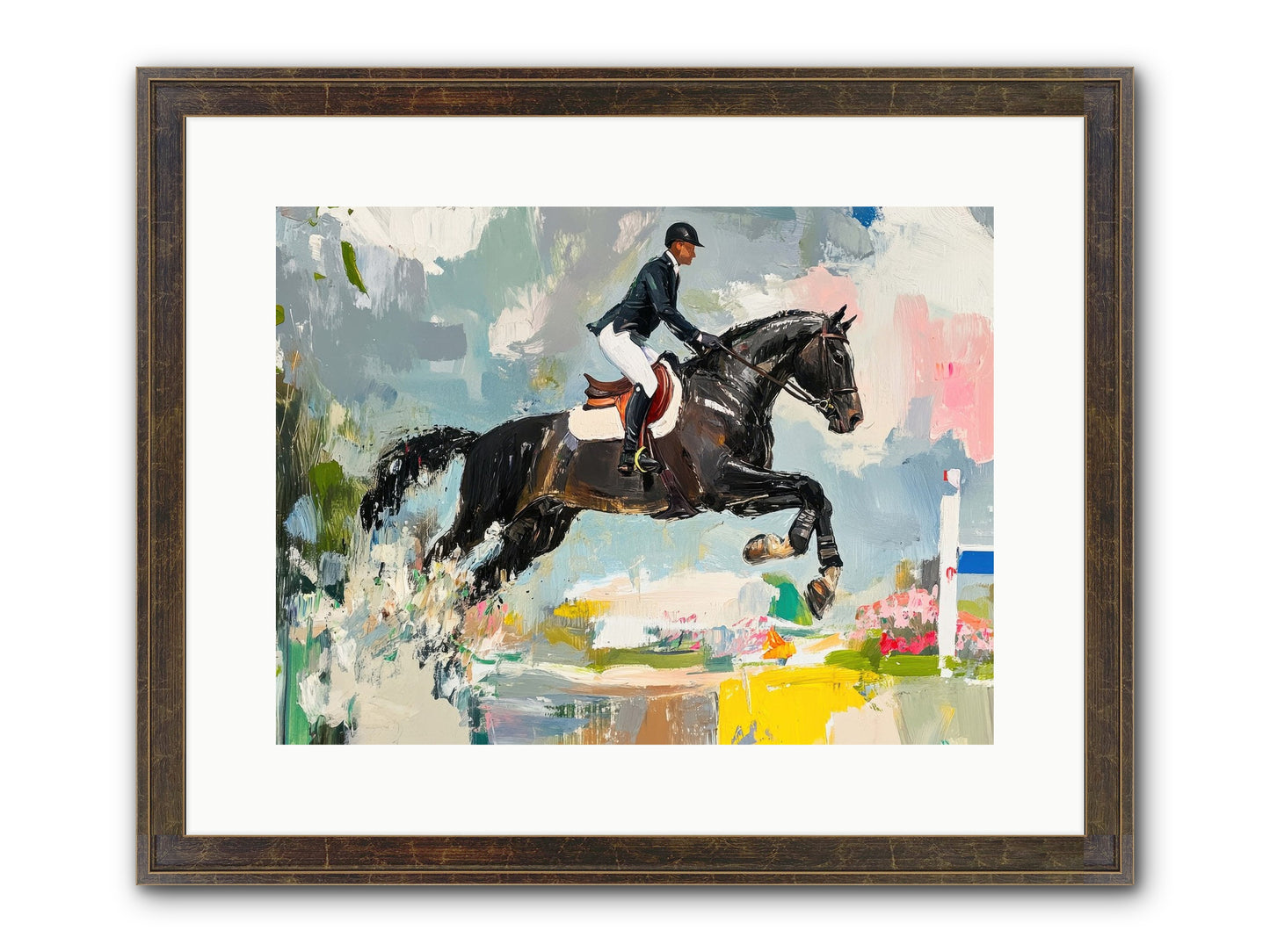 Unstoppable Glory Framed Print - Slimwoods Black/Gold 16x12