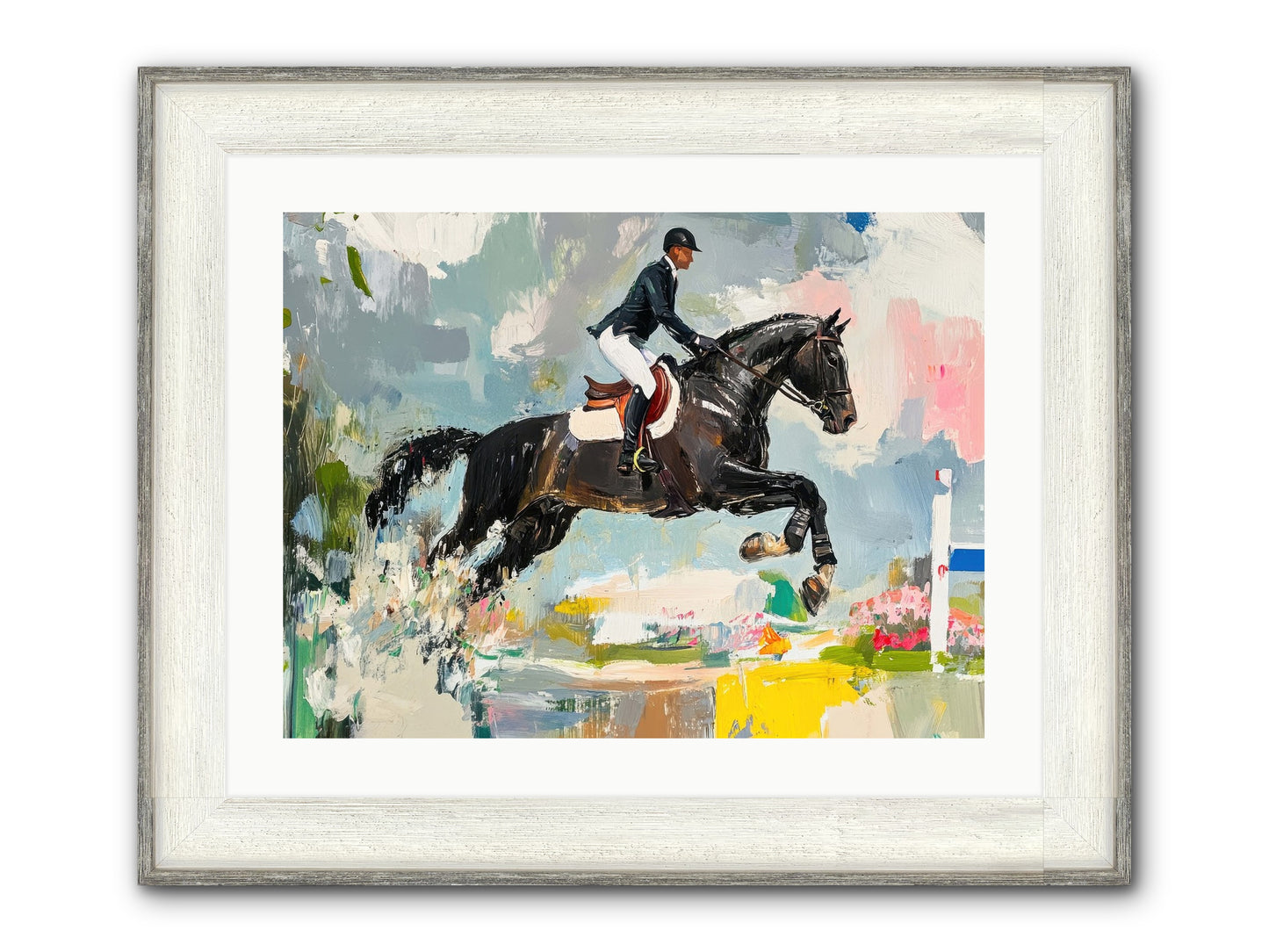 Unstoppable Glory Framed Print - Driftwood White 24x18