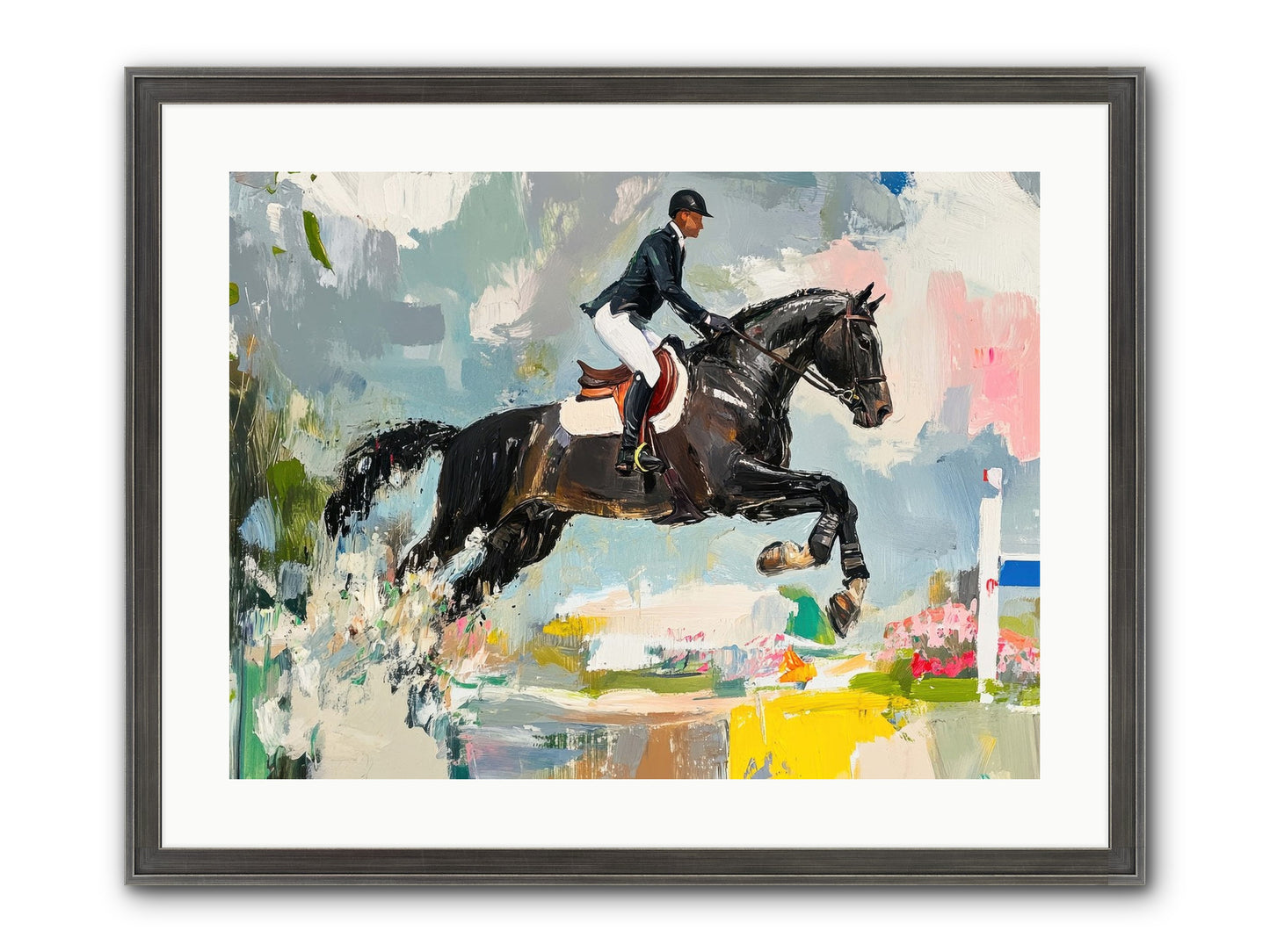 Unstoppable Glory Framed Print - Slimwoods Black/Silver 24x18