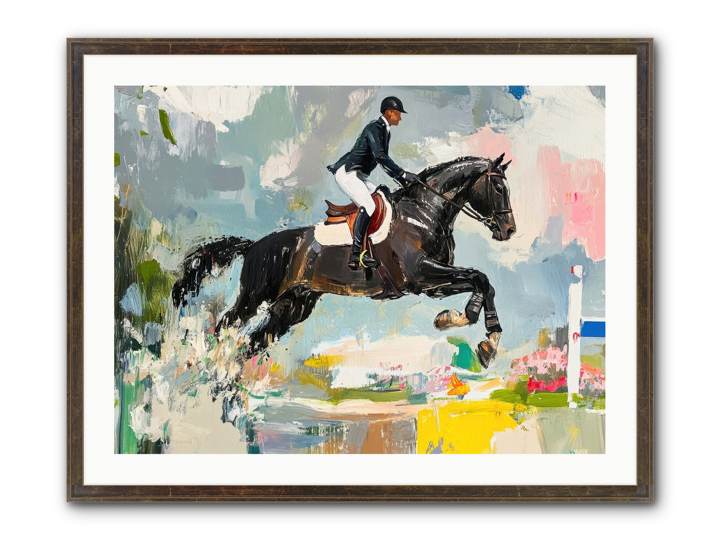 Unstoppable Glory Framed Print - Slimwoods Black/Gold 32x24