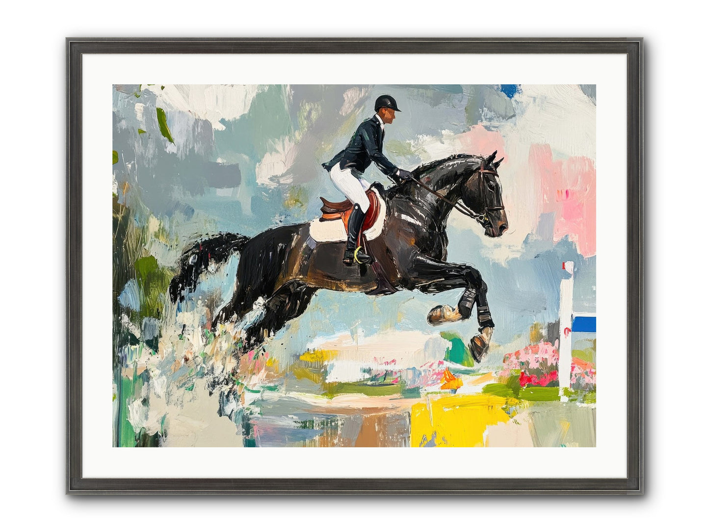 Unstoppable Glory Framed Print - Slimwoods Black/Silver 32x24