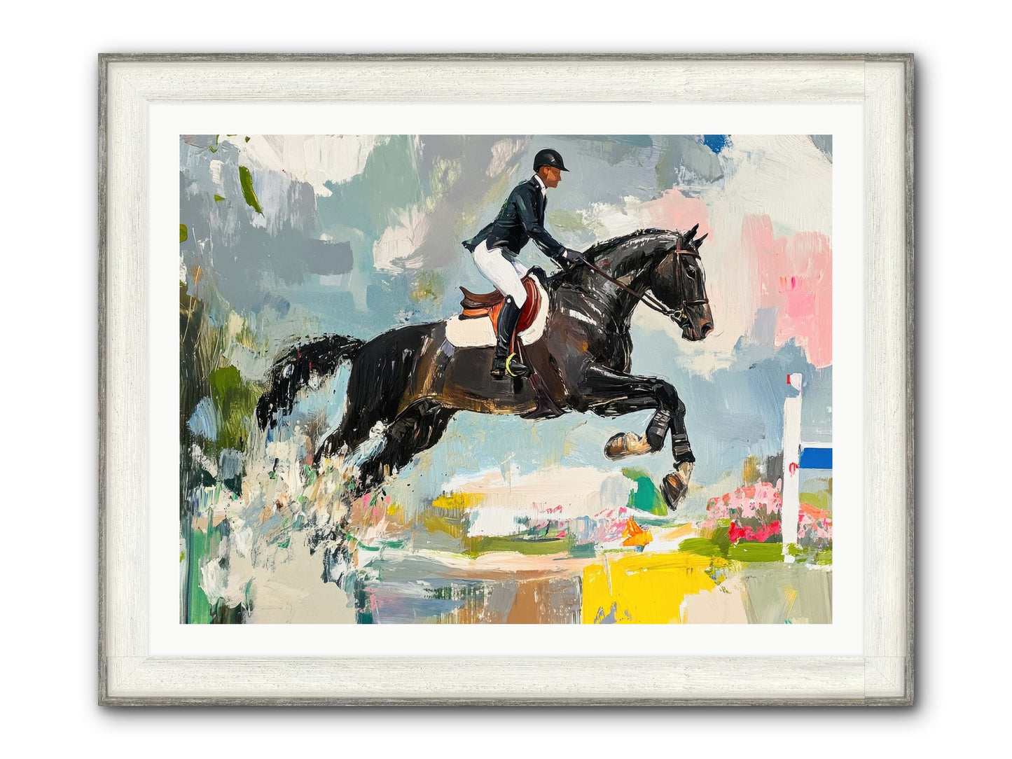 Unstoppable Glory Framed Print - Driftwood White 40x30