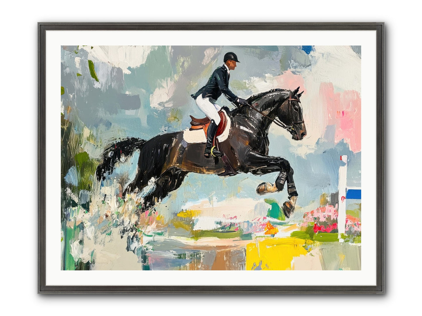 Unstoppable Glory Framed Print - Slimwoods Black/Silver 40x30