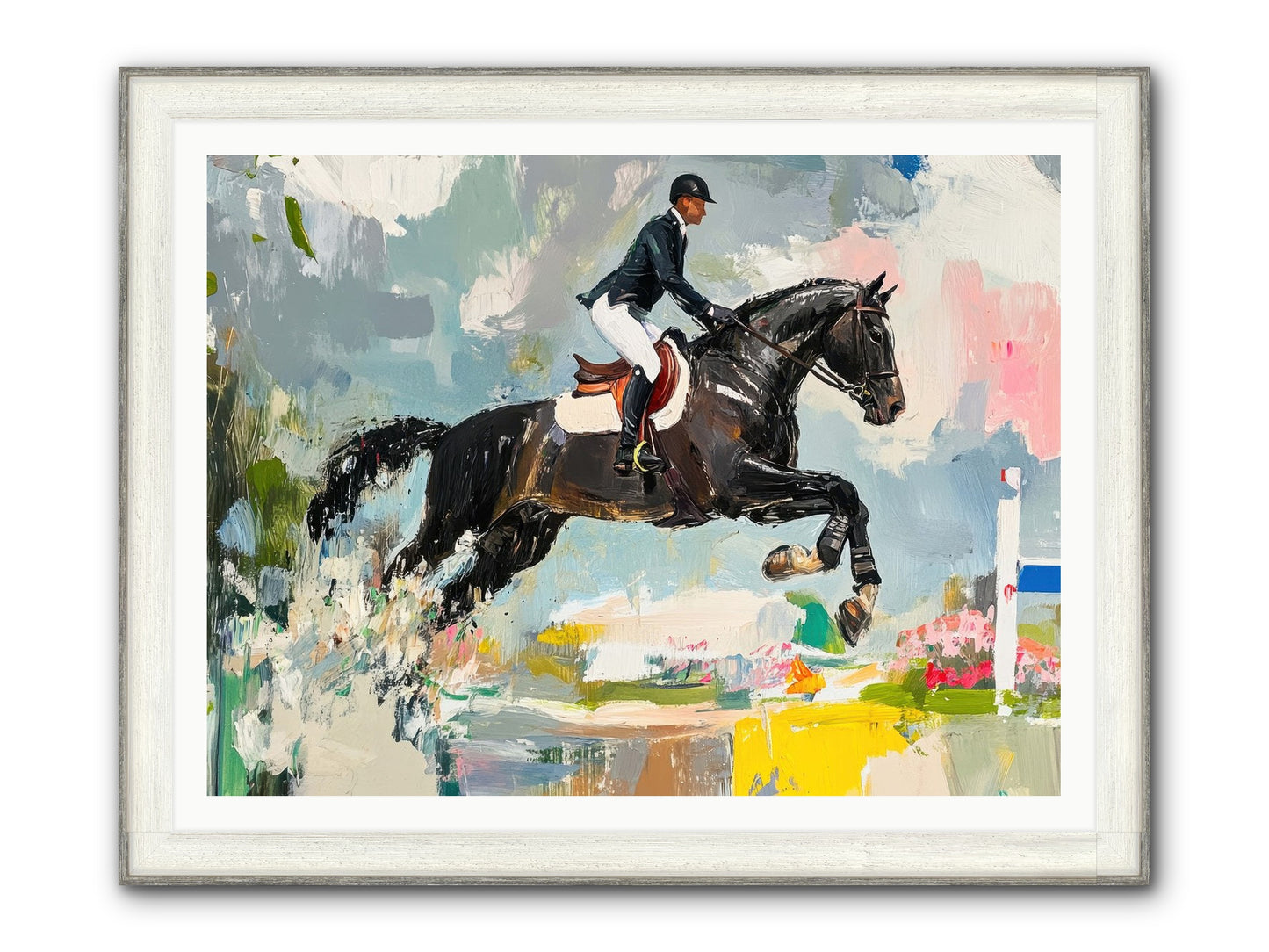 Unstoppable Glory Framed Print - Driftwood White 48x36