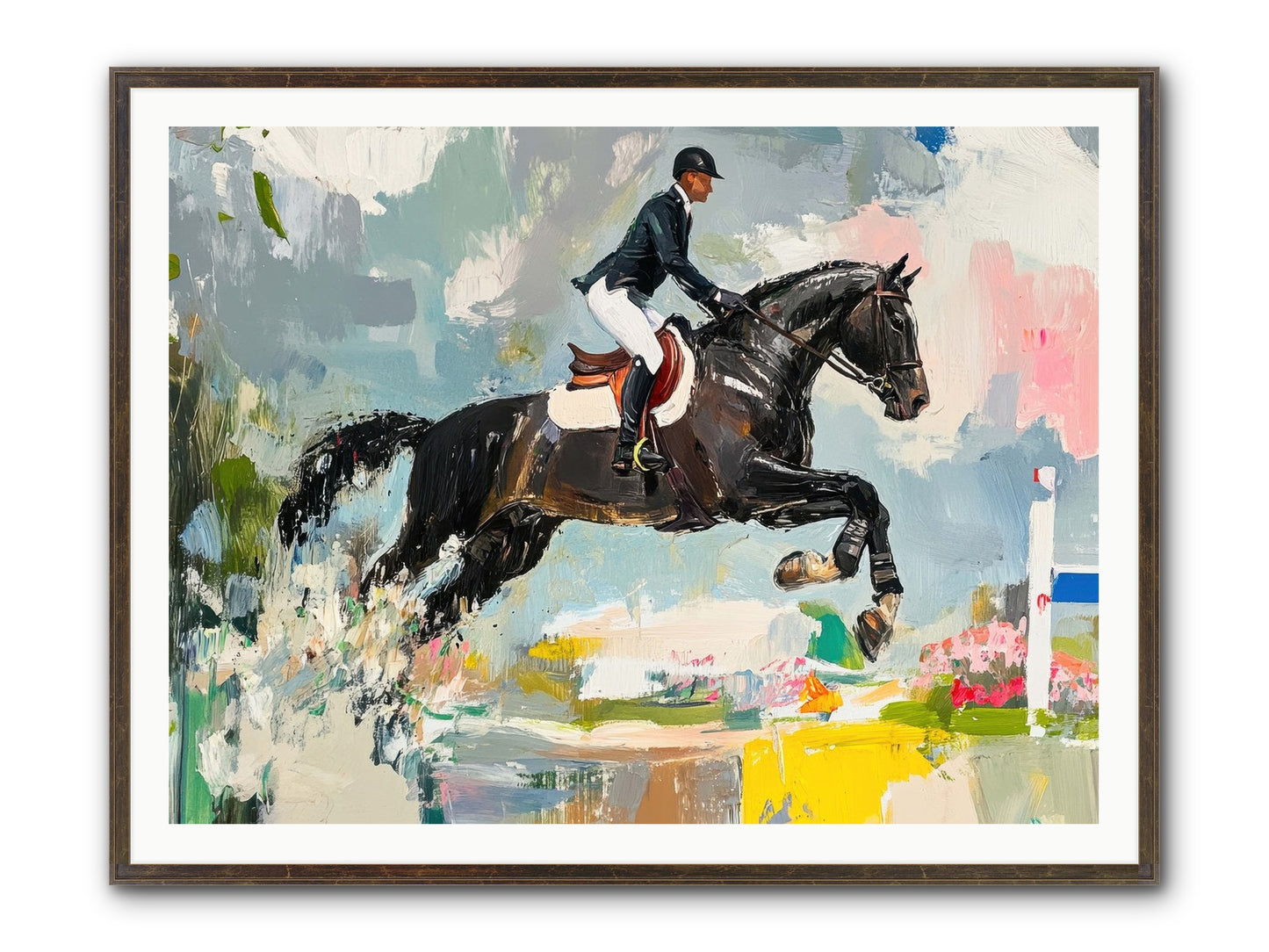 Unstoppable Glory Framed Print - Slimwoods Black/Gold 48x36