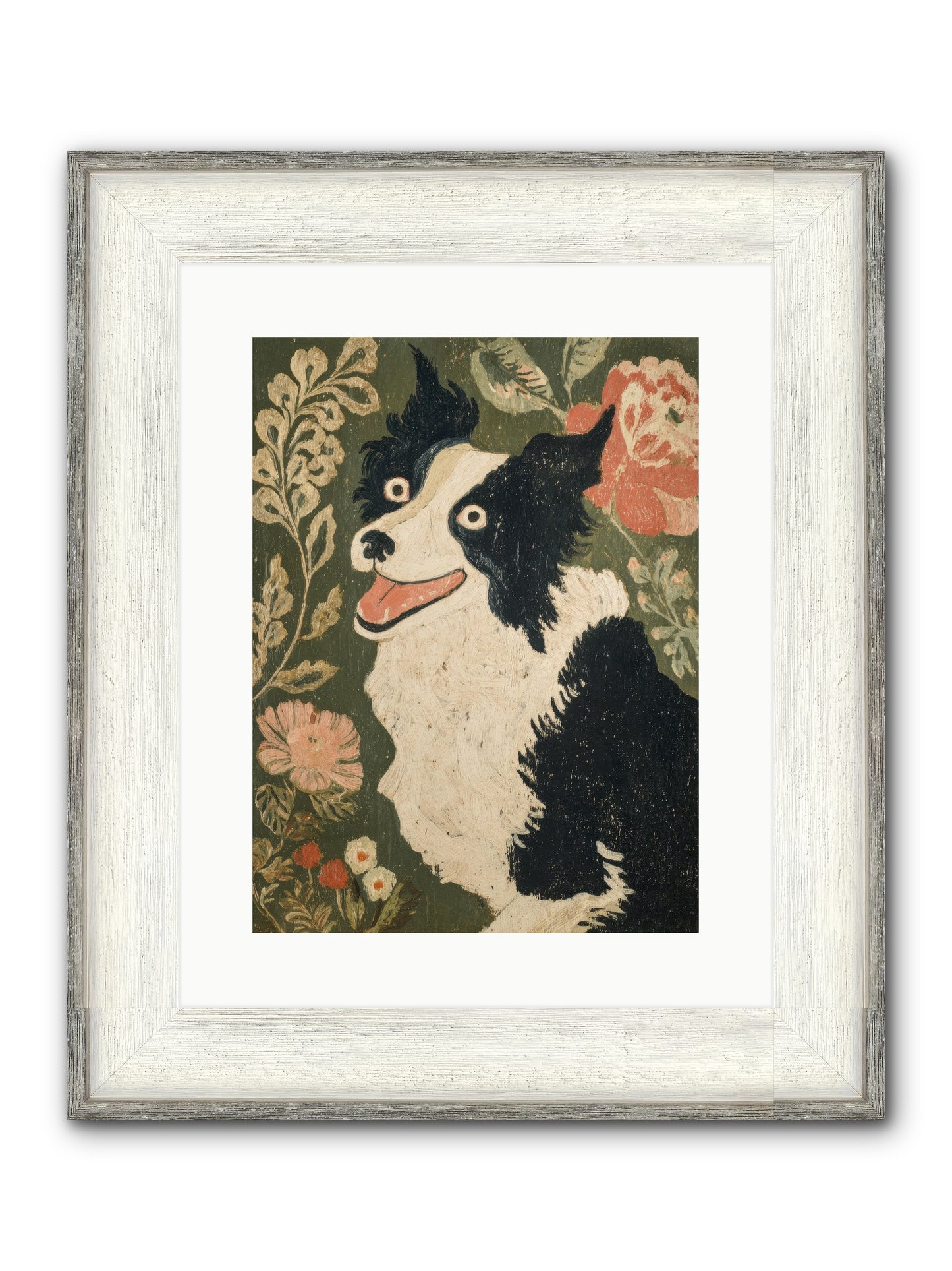 Unstoppable Happiness Framed Print - Driftwood White 12x16