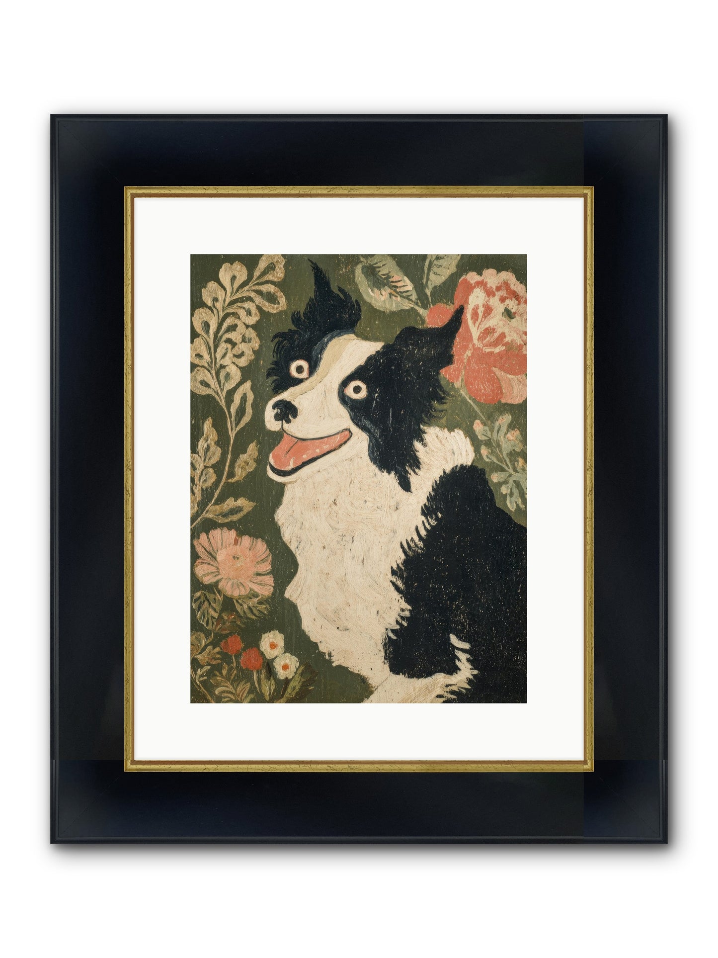 Unstoppable Happiness Framed Print - Wide Black w/Gold 12x16