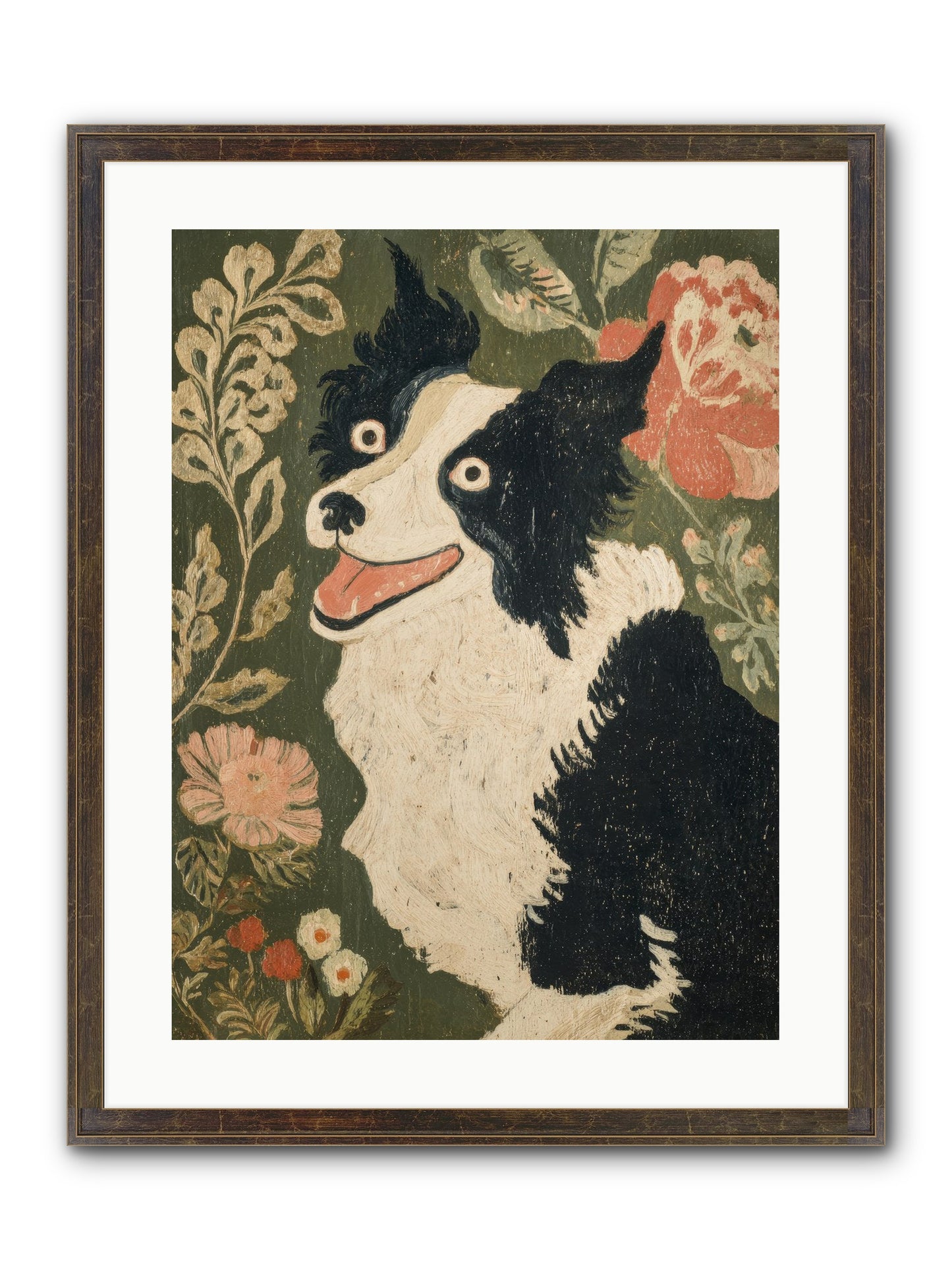 Unstoppable Happiness Framed Print - Slimwoods Black/Gold 18x24