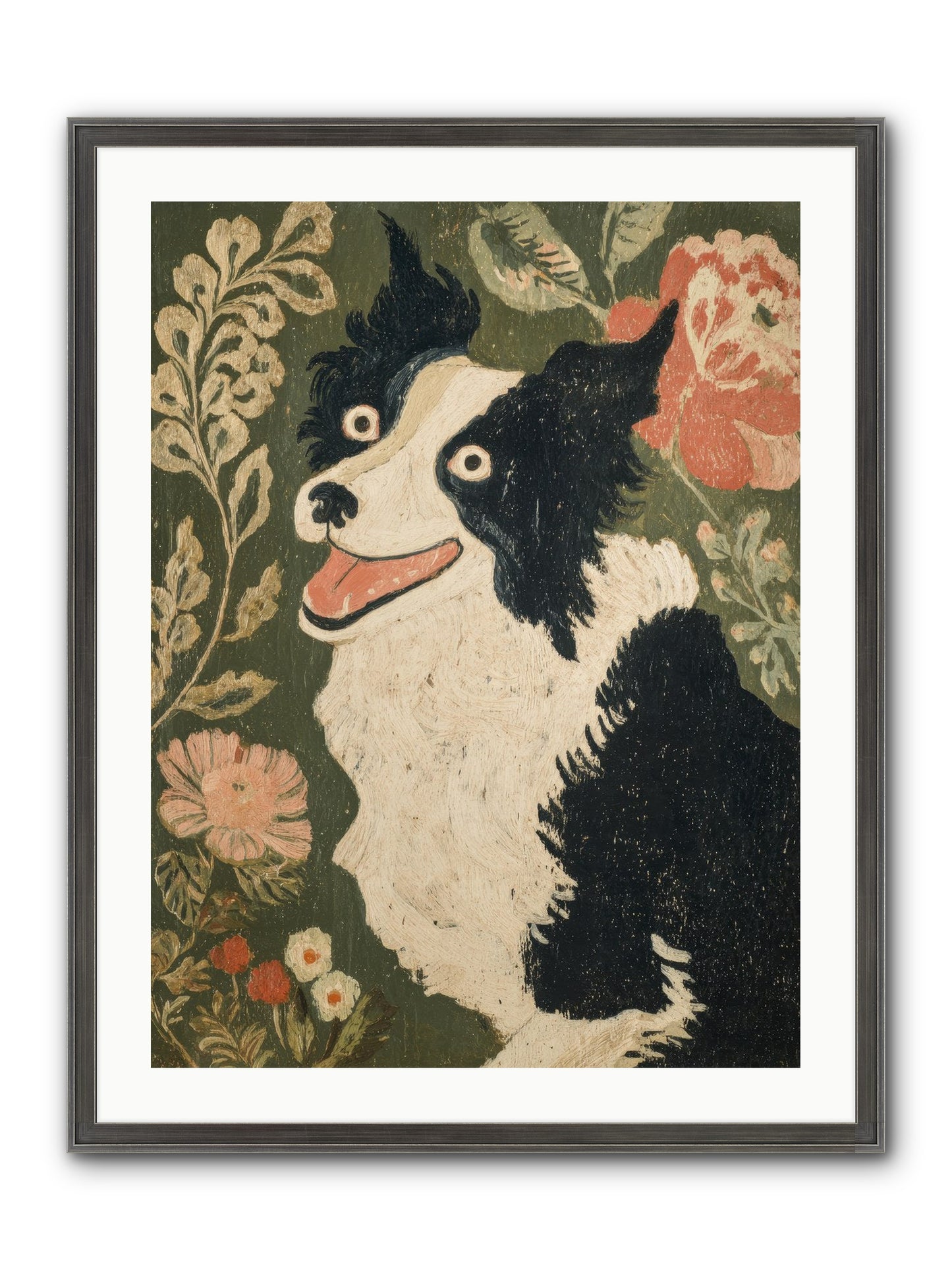Unstoppable Happiness Framed Print - Slimwoods Black/Silver 24x32