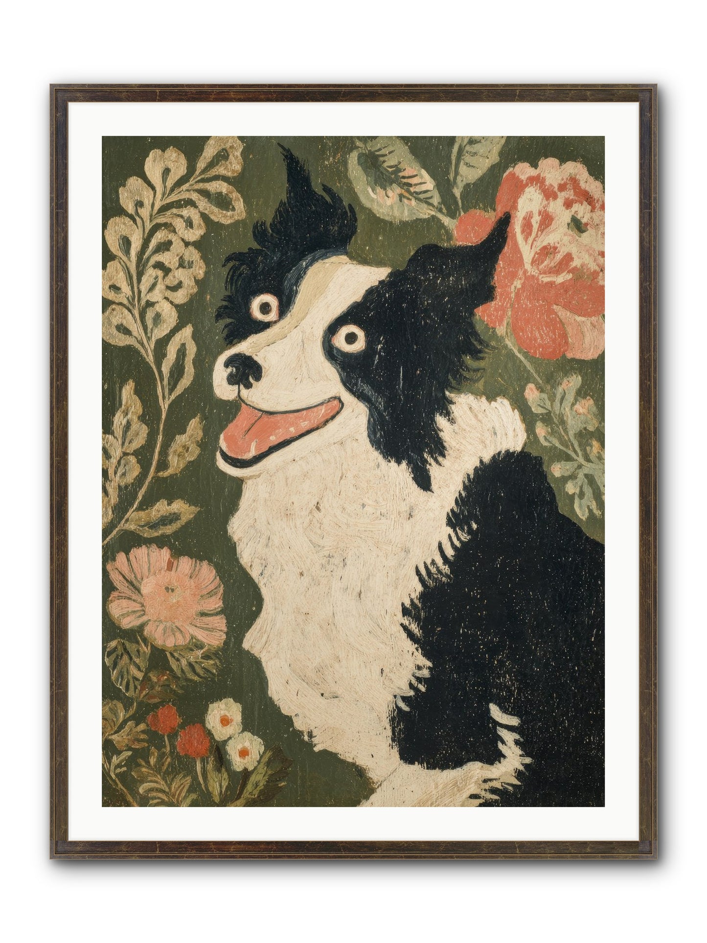Unstoppable Happiness Framed Print - Slimwoods Black/Gold 30x40
