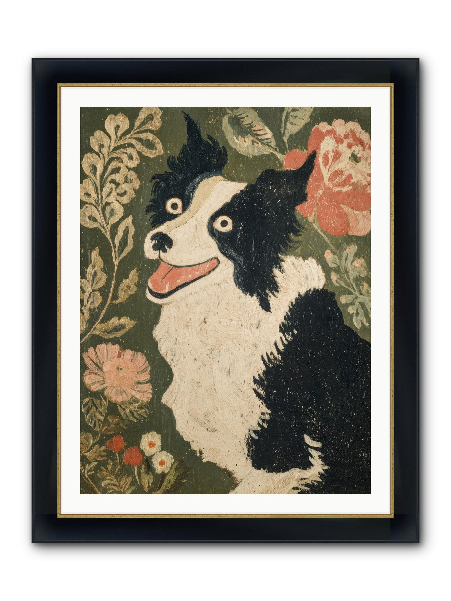 Unstoppable Happiness Framed Print - Wide Black w/Gold 30x40