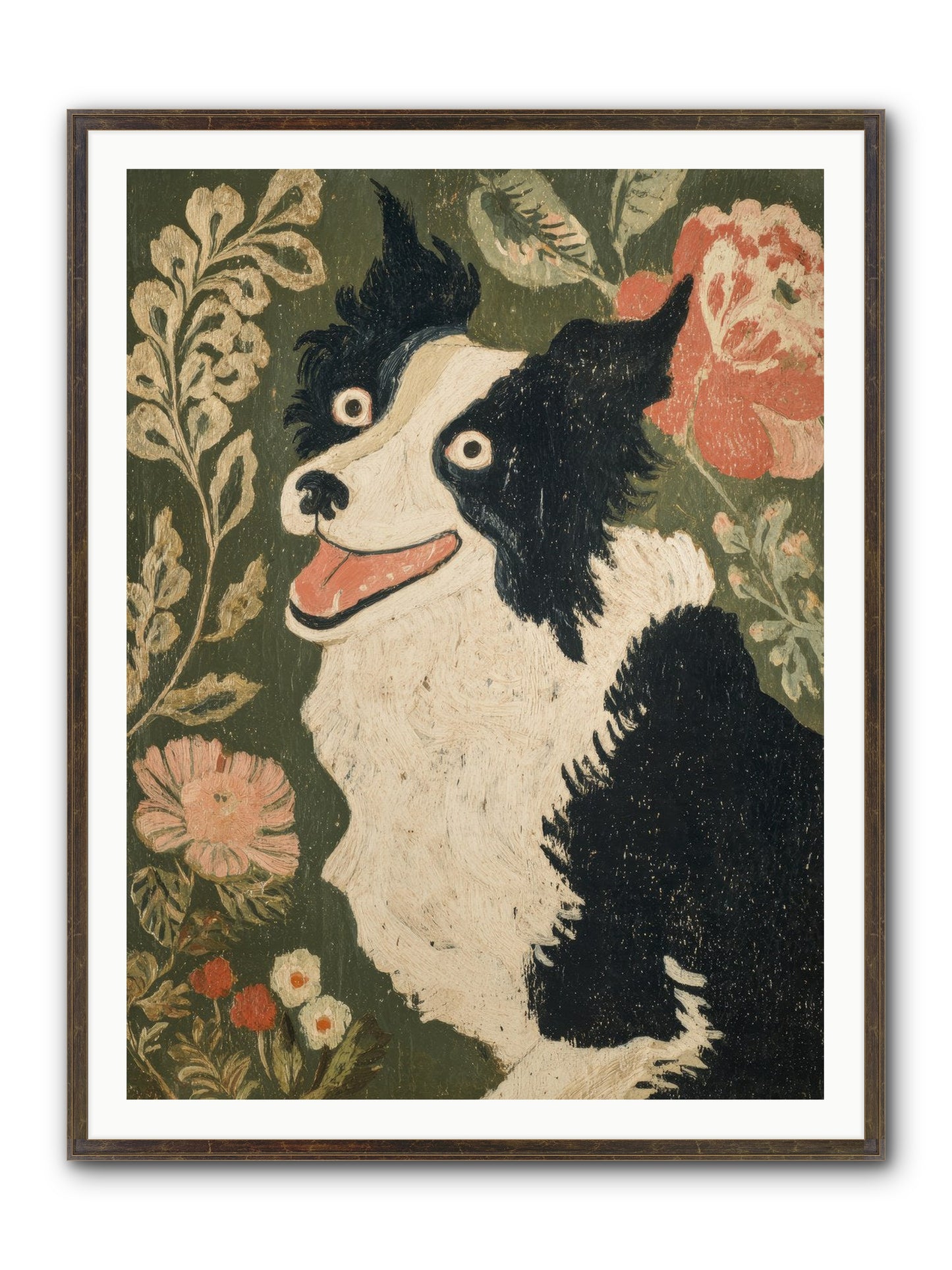 Unstoppable Happiness Framed Print - Slimwoods Black/Gold 36x48