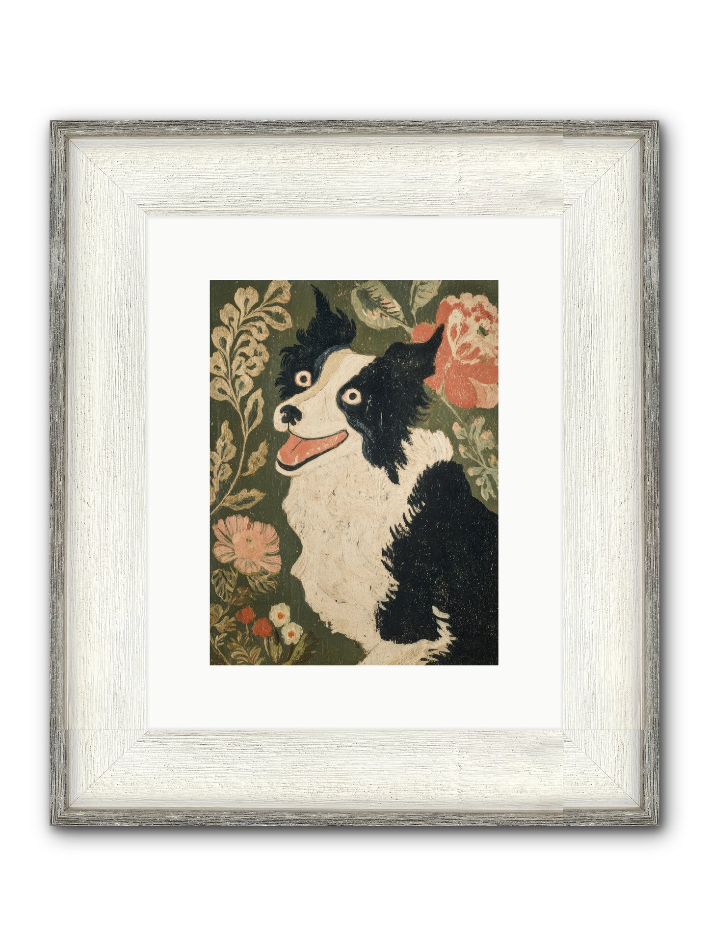 Unstoppable Happiness Framed Print - Driftwood White 9x12
