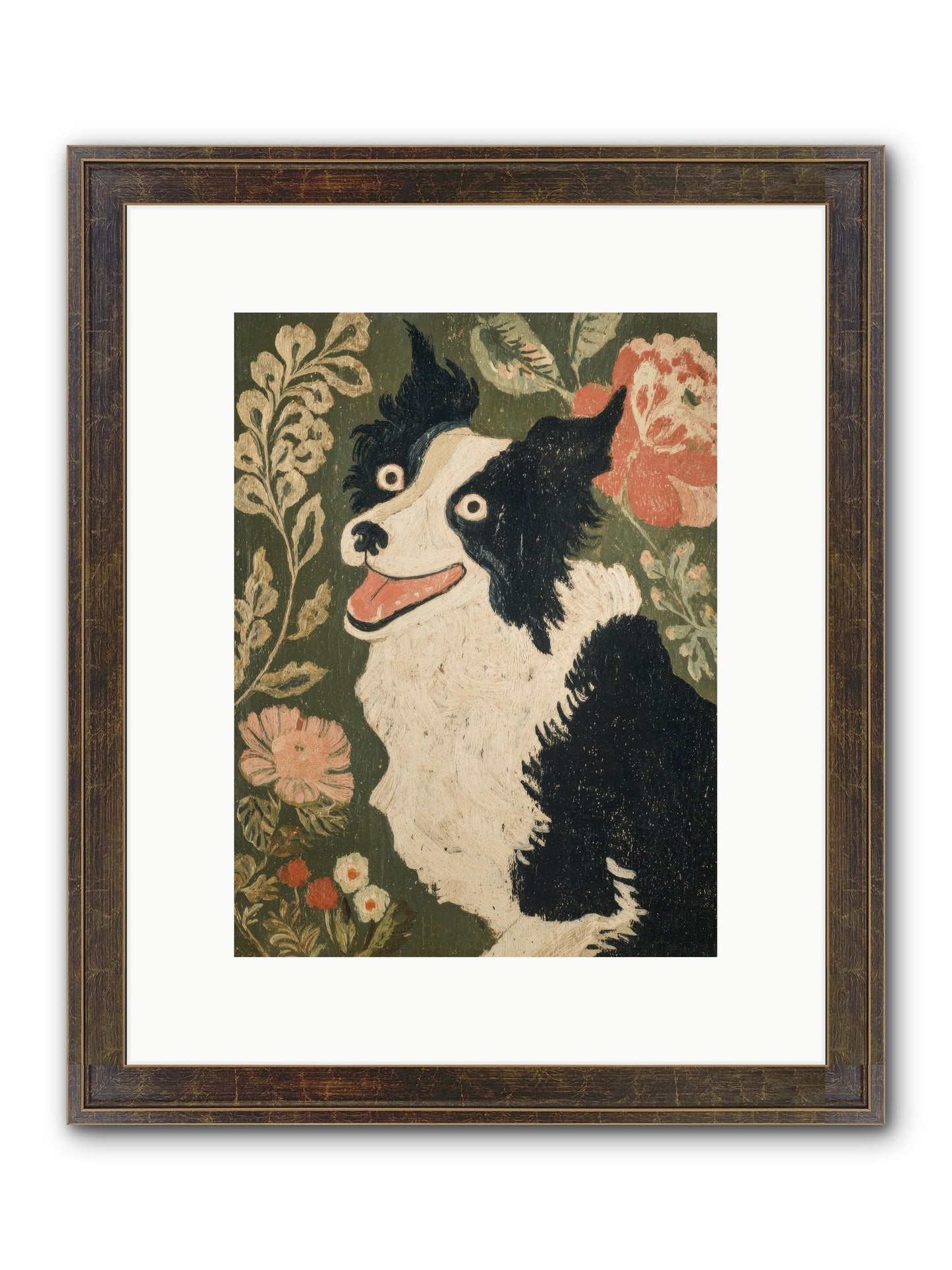 Unstoppable Happiness Framed Print - Slimwoods Black/Gold 9x12