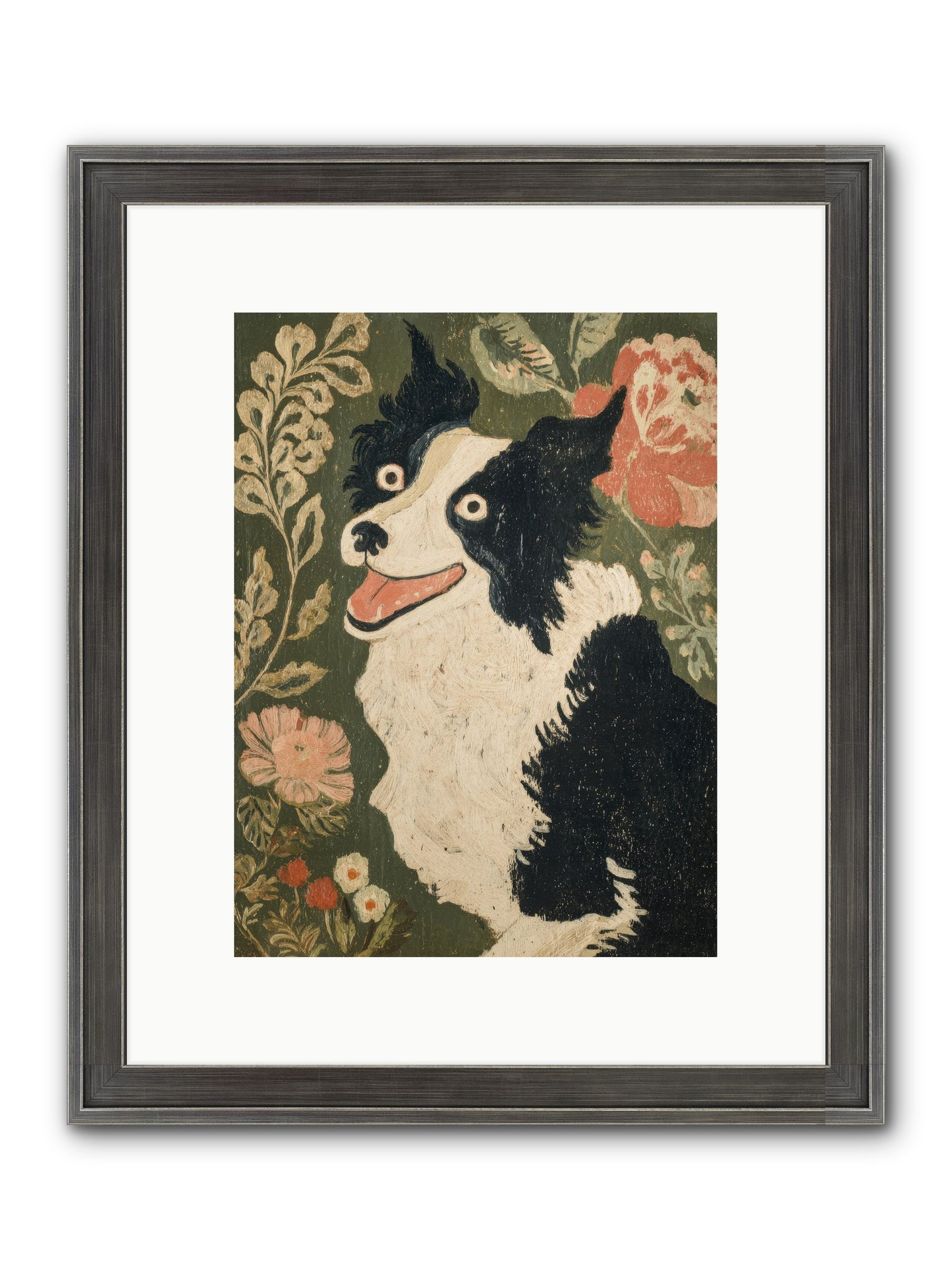 Unstoppable Happiness Framed Print - Slimwoods Black/Silver 9x12