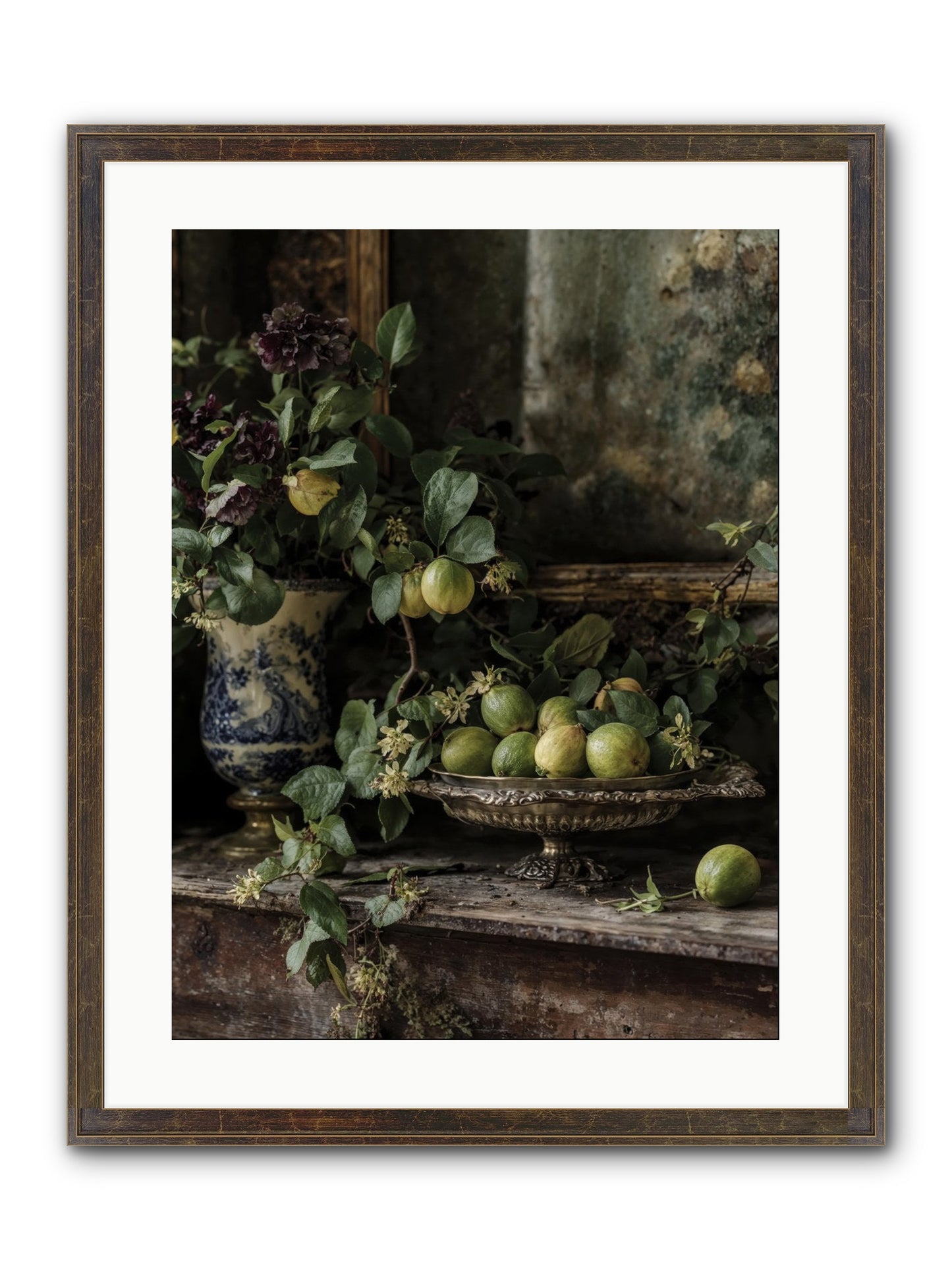 Untamed Framed Print - Slimwoods Black/Gold 18x24