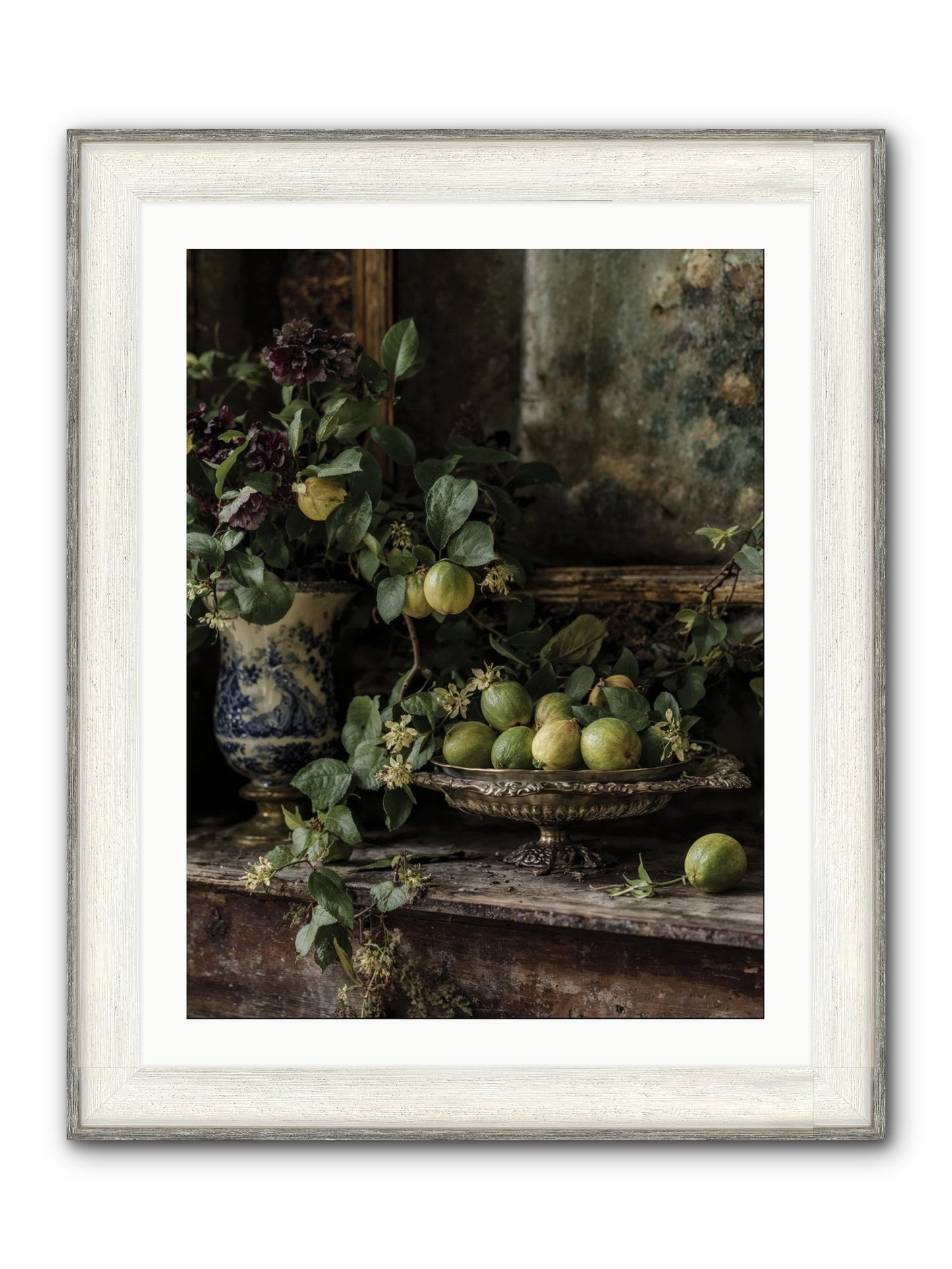Untamed Framed Print - Driftwood White 24x32