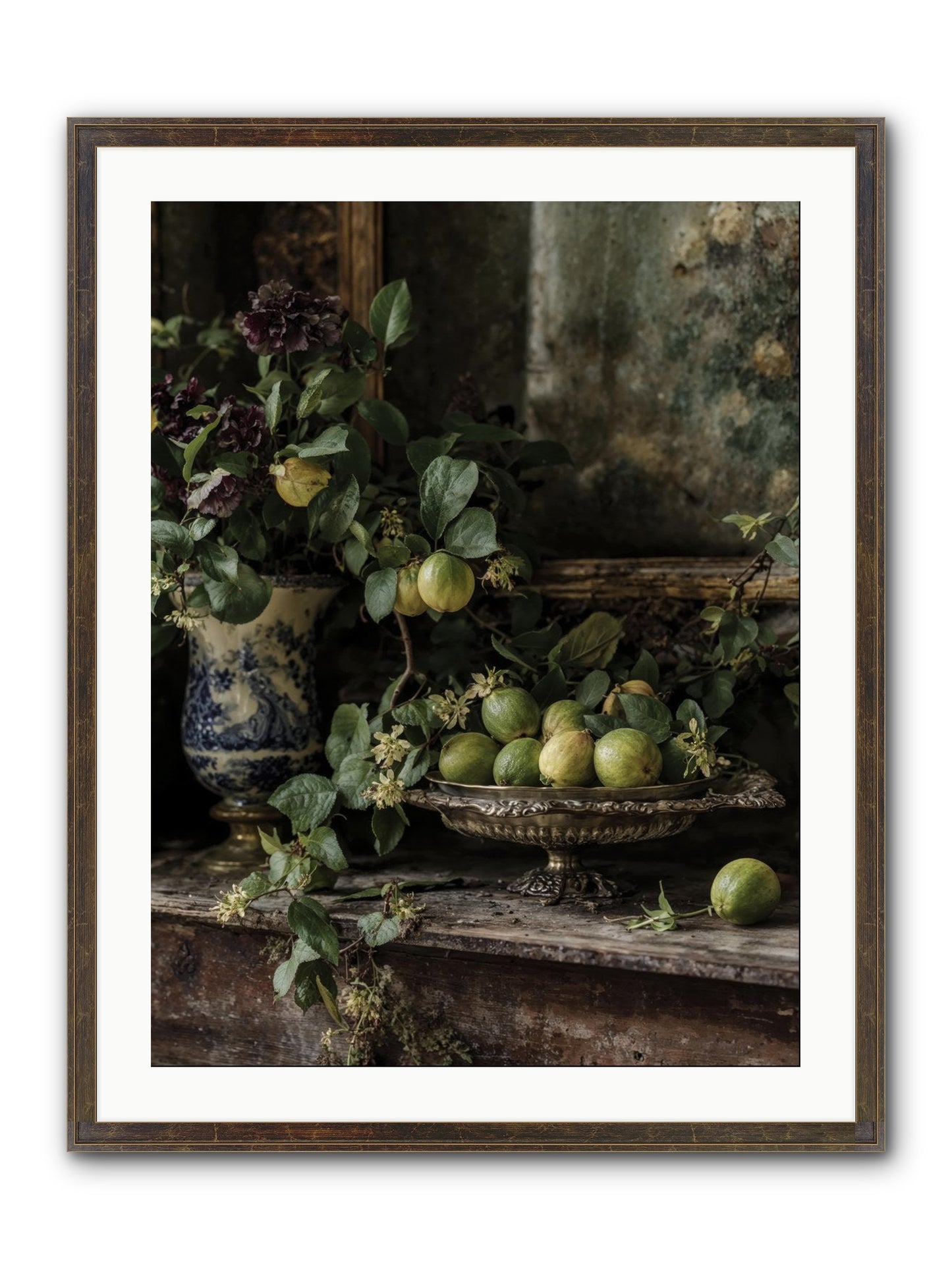 Untamed Framed Print - Slimwoods Black/Gold 24x32