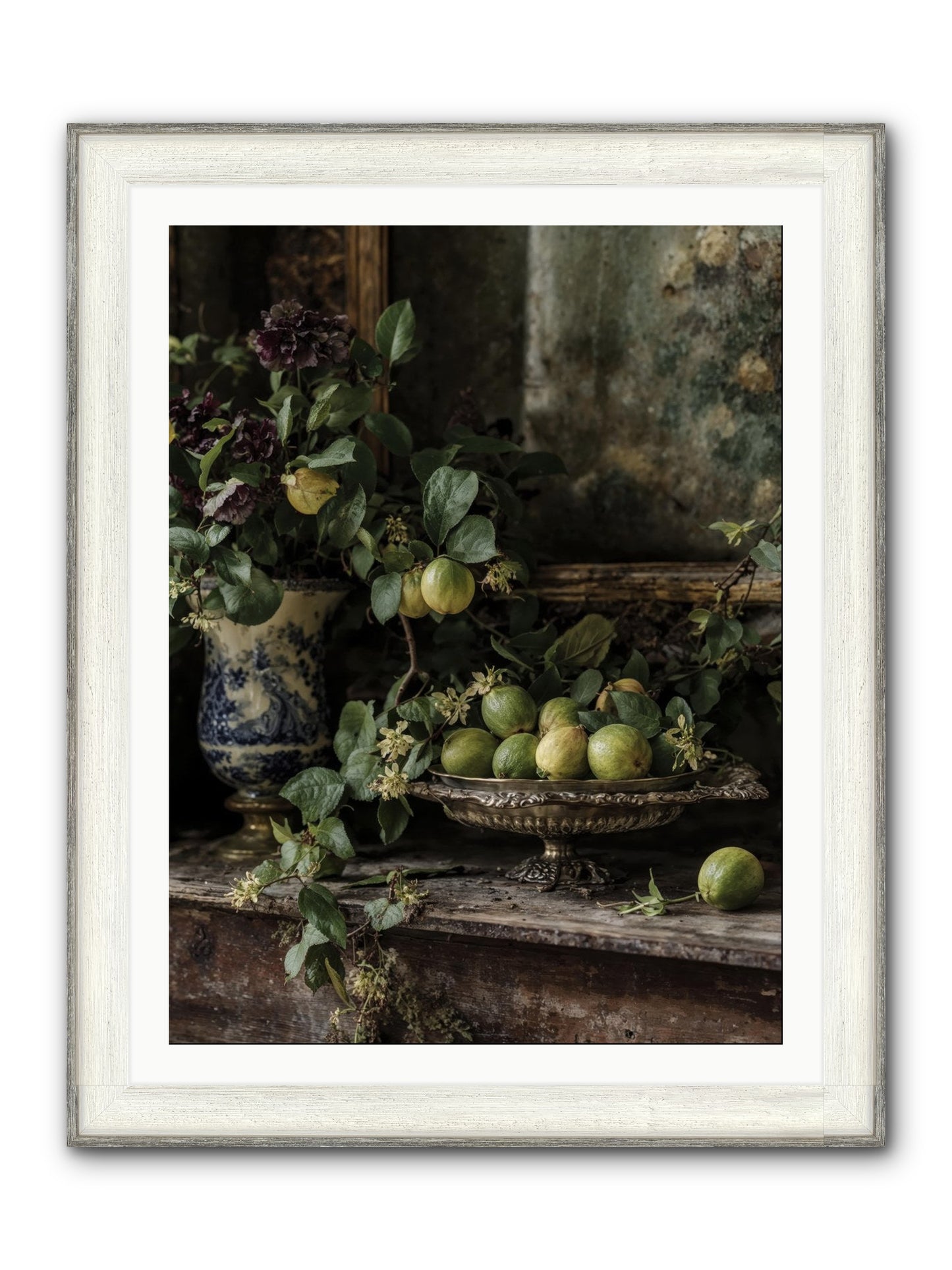 Untamed Framed Print - Driftwood White 30x40