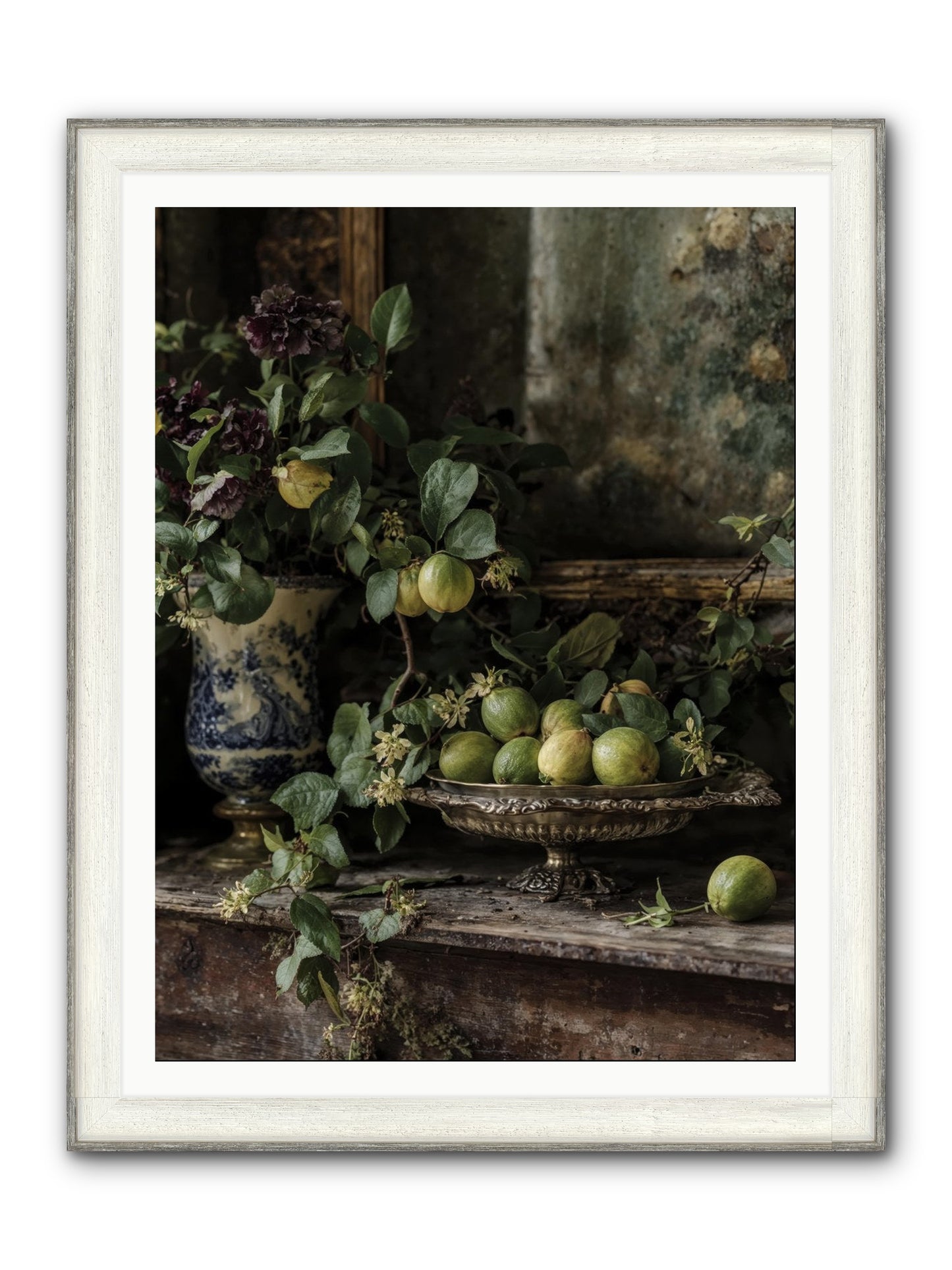 Untamed Framed Print - Driftwood White 36x48