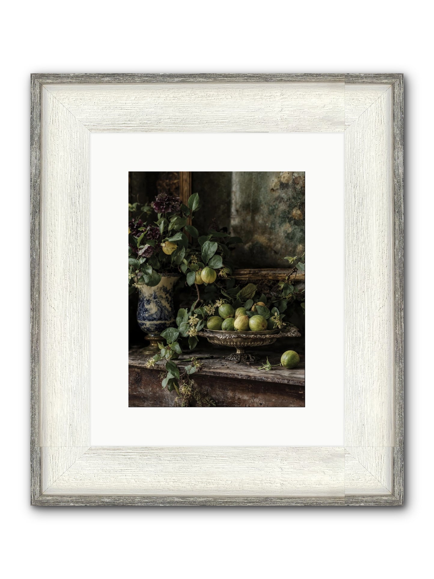 Untamed Framed Print - Driftwood White 9x12