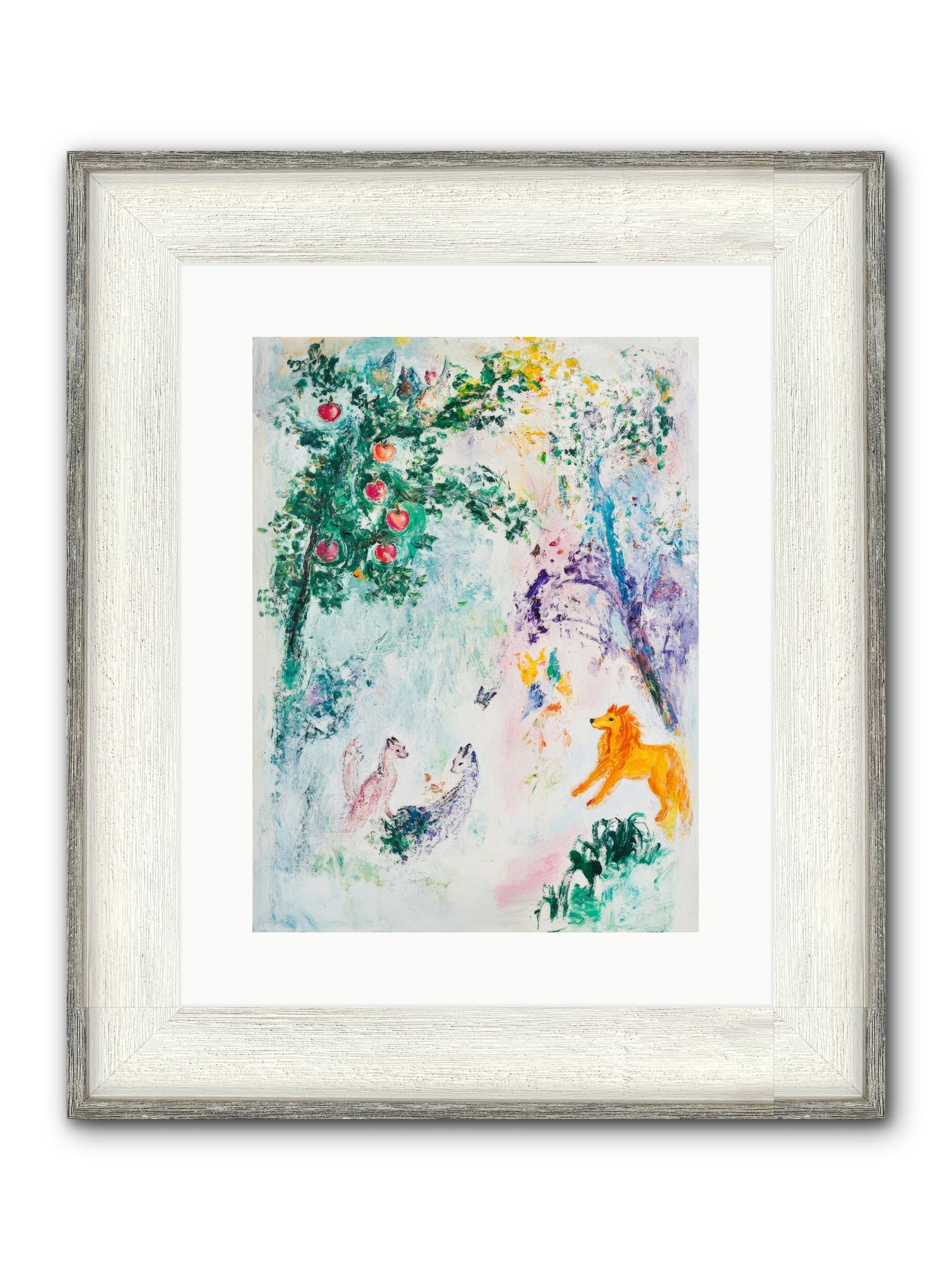 Until Magic Found Home Framed Print - Driftwood White 12x16