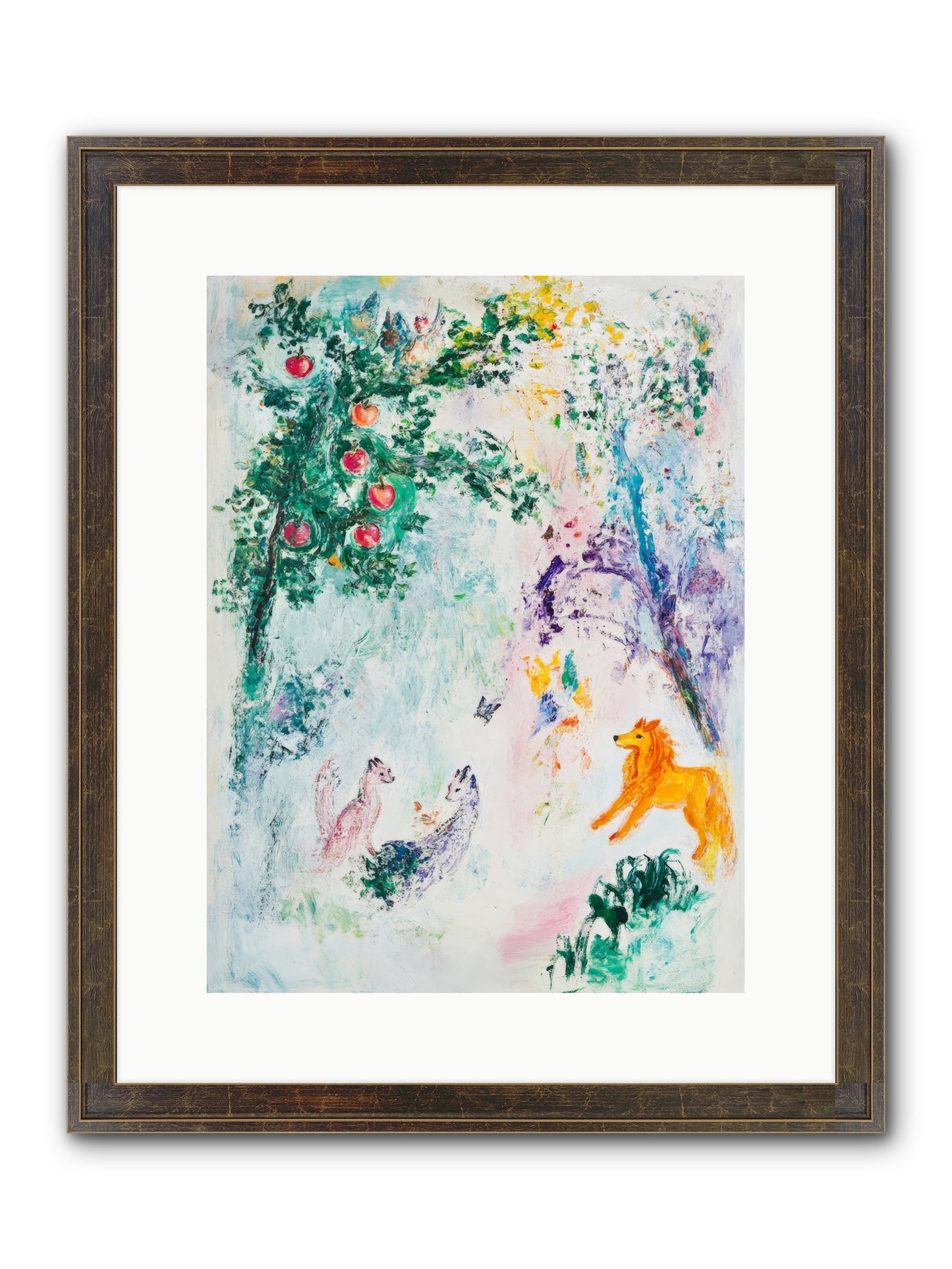 Until Magic Found Home Framed Print - Slimwoods Black/Gold 12x16