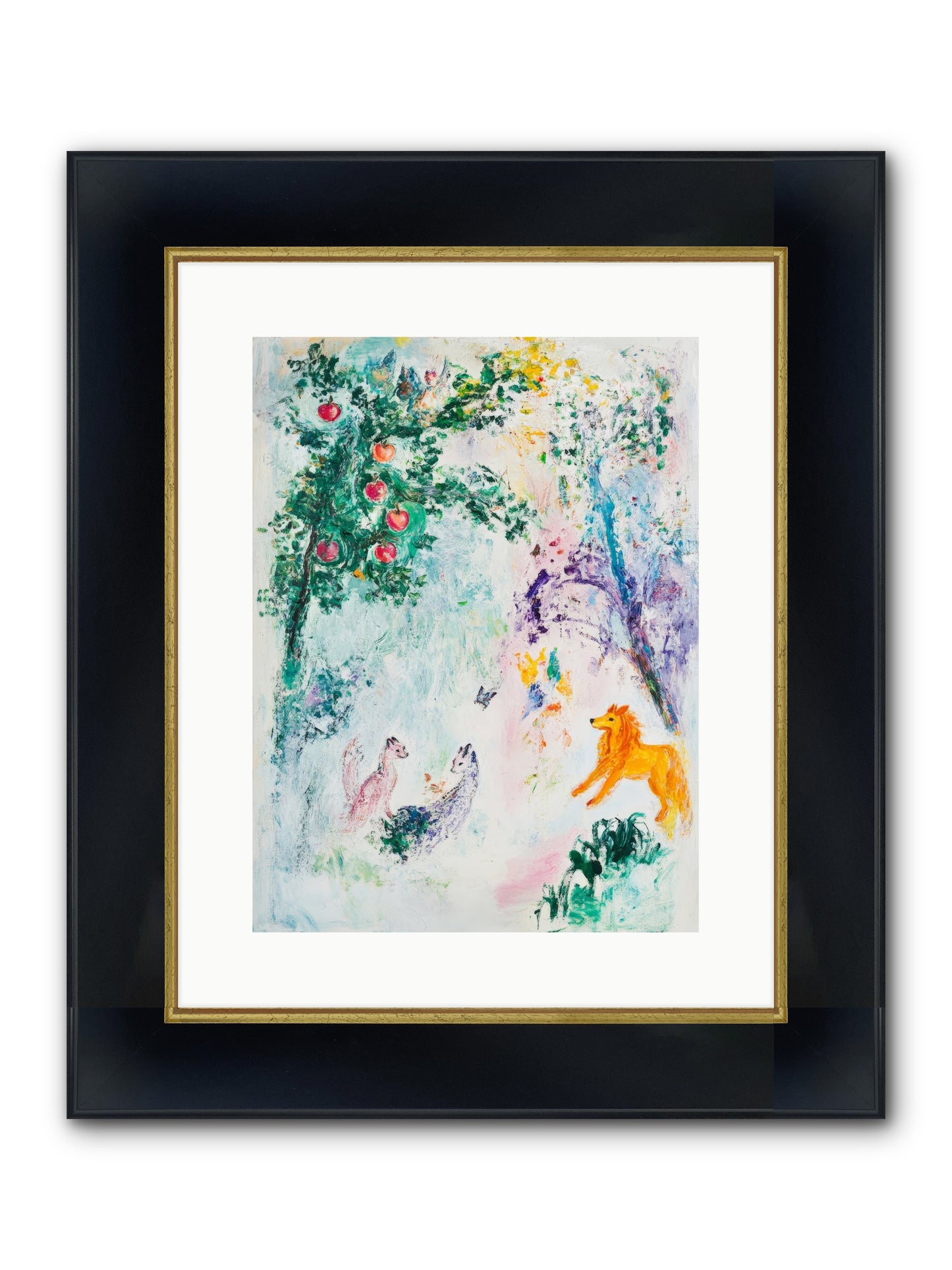 Until Magic Found Home Framed Print - Wide Black w/Gold 12x16