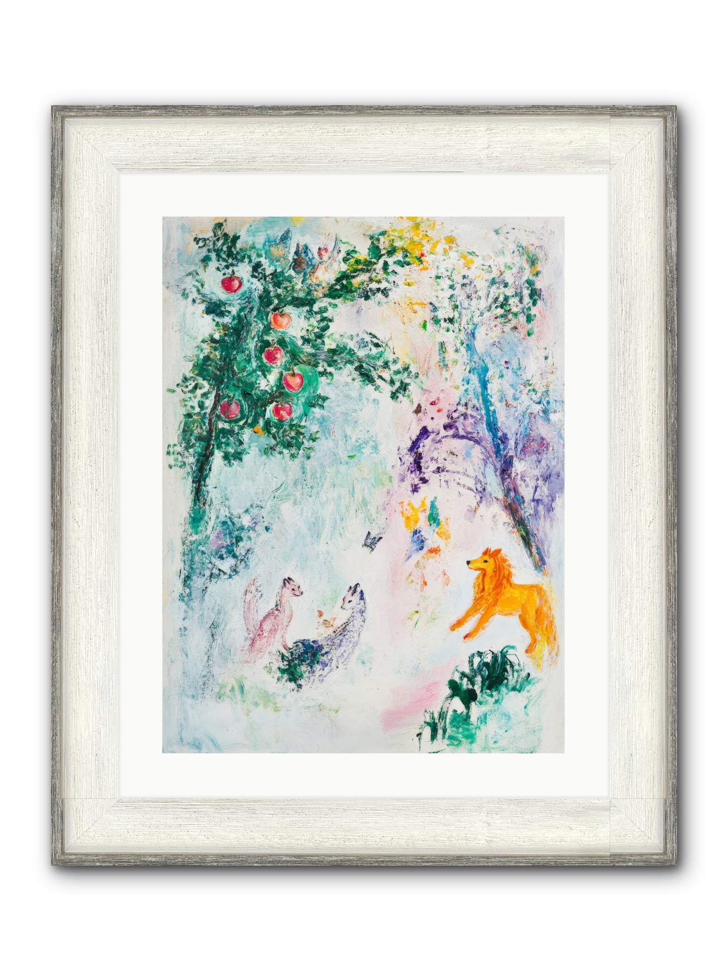 Until Magic Found Home Framed Print - Driftwood White 18x24