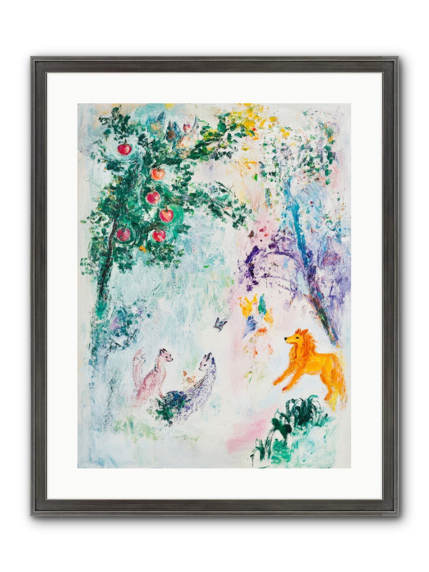 Until Magic Found Home Framed Print - Slimwoods Black/Silver 18x24