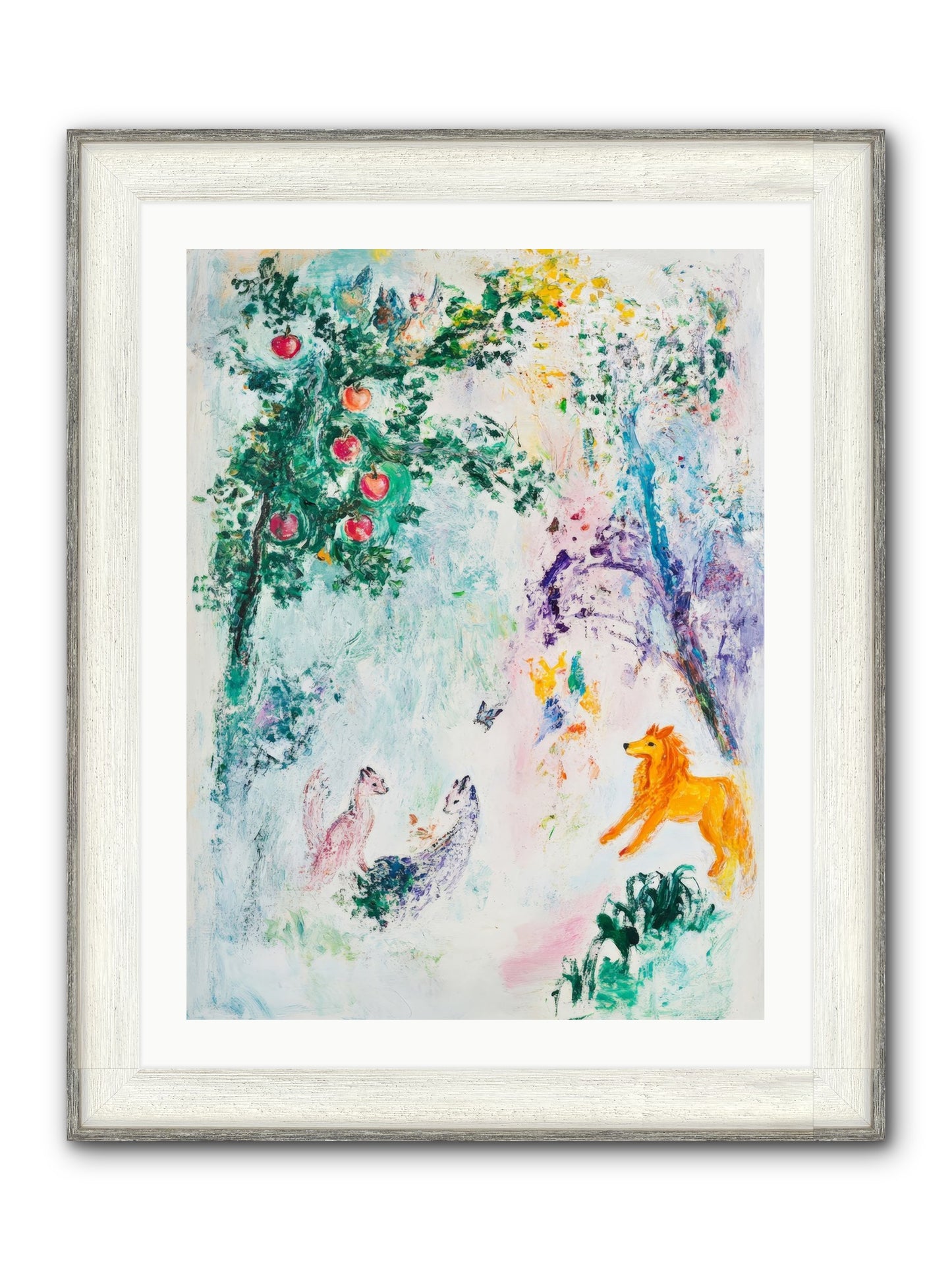 Until Magic Found Home Framed Print - Driftwood White 24x32