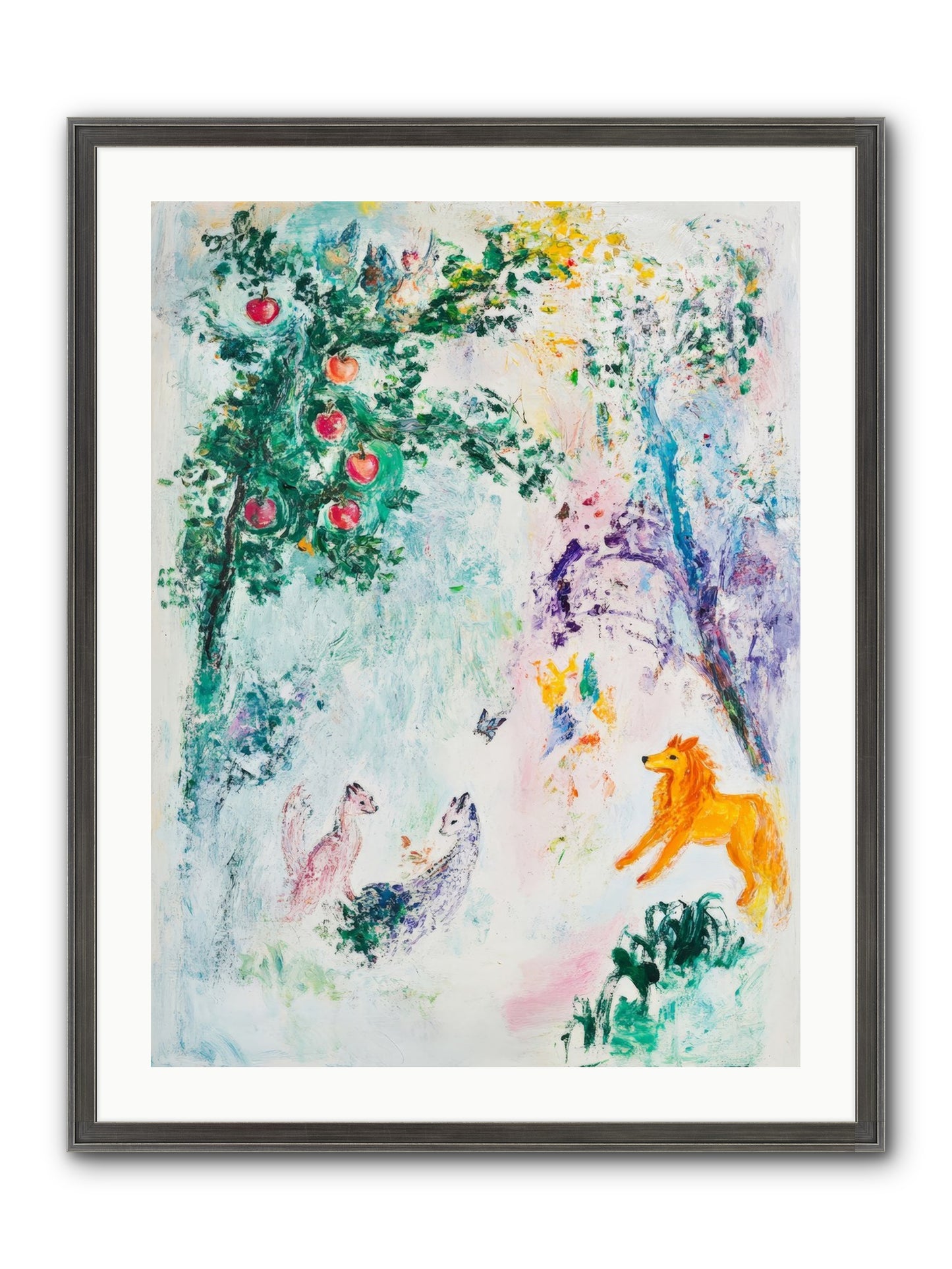 Until Magic Found Home Framed Print - Slimwoods Black/Silver 24x32