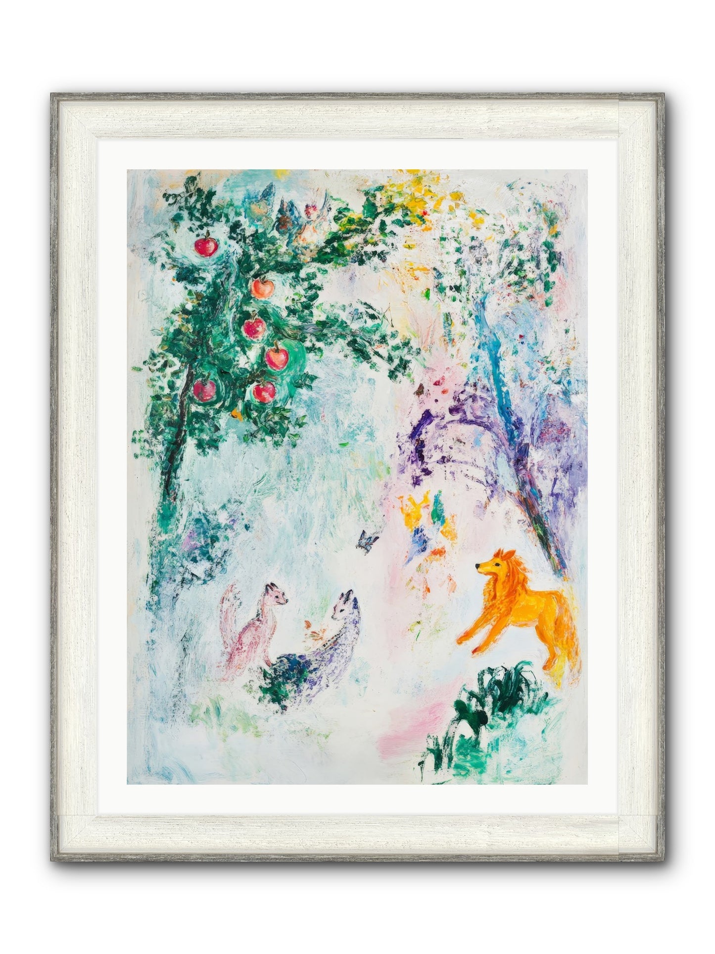 Until Magic Found Home Framed Print - Driftwood White 30x40