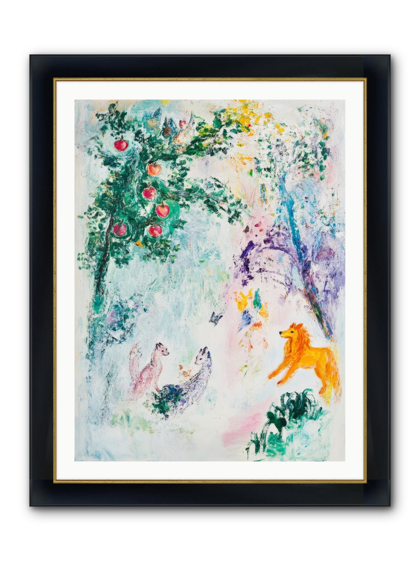 Until Magic Found Home Framed Print - Wide Black w/Gold 30x40