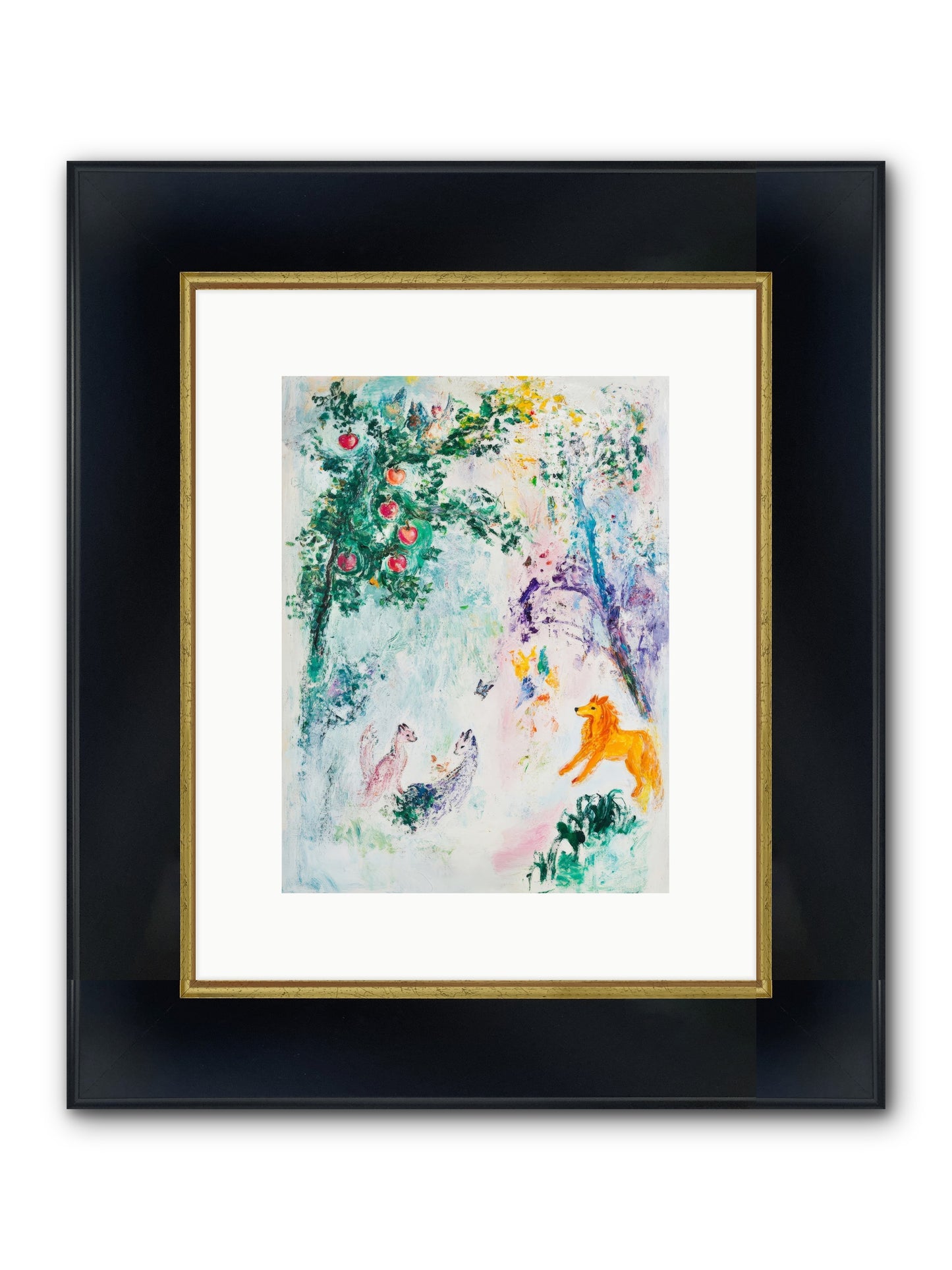 Until Magic Found Home Framed Print - Wide Black w/Gold 9x12