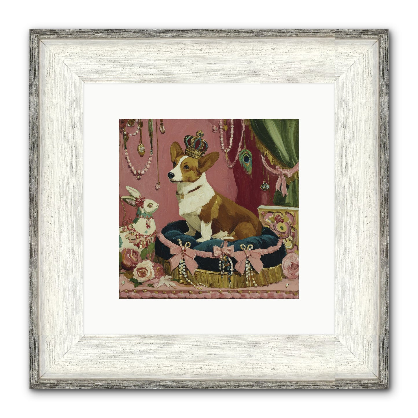 Unveiling Of Splendor Framed Print - Driftwood White 10x10