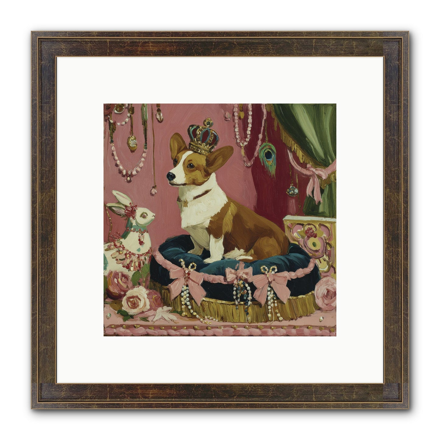 Unveiling Of Splendor Framed Print - Slimwoods Black/Gold 10x10