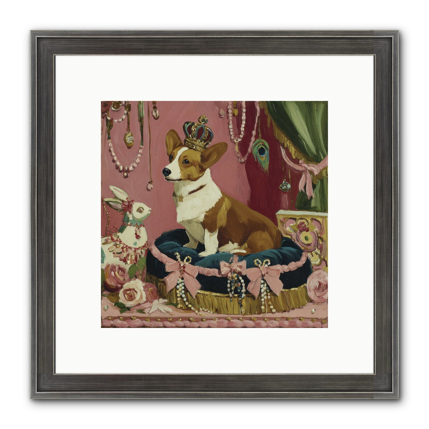 Unveiling Of Splendor Framed Print - Slimwoods Black/Silver 10x10