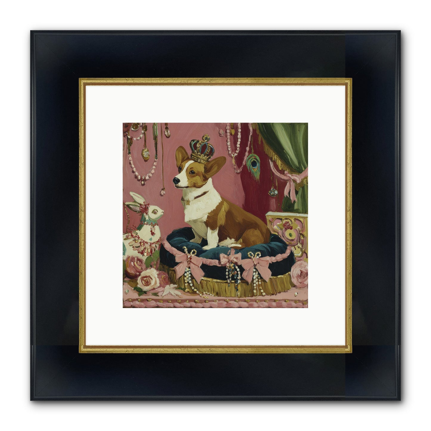 Unveiling Of Splendor Framed Print - Wide Black w/Gold 10x10