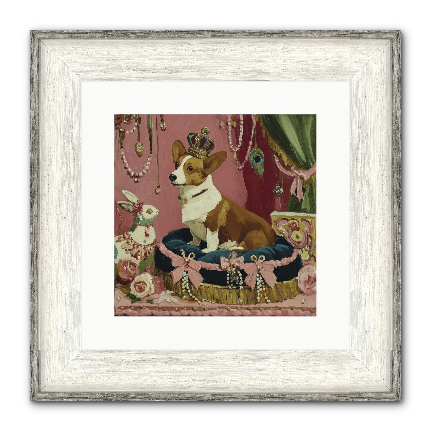 Unveiling Of Splendor Framed Print - Driftwood White 12x12