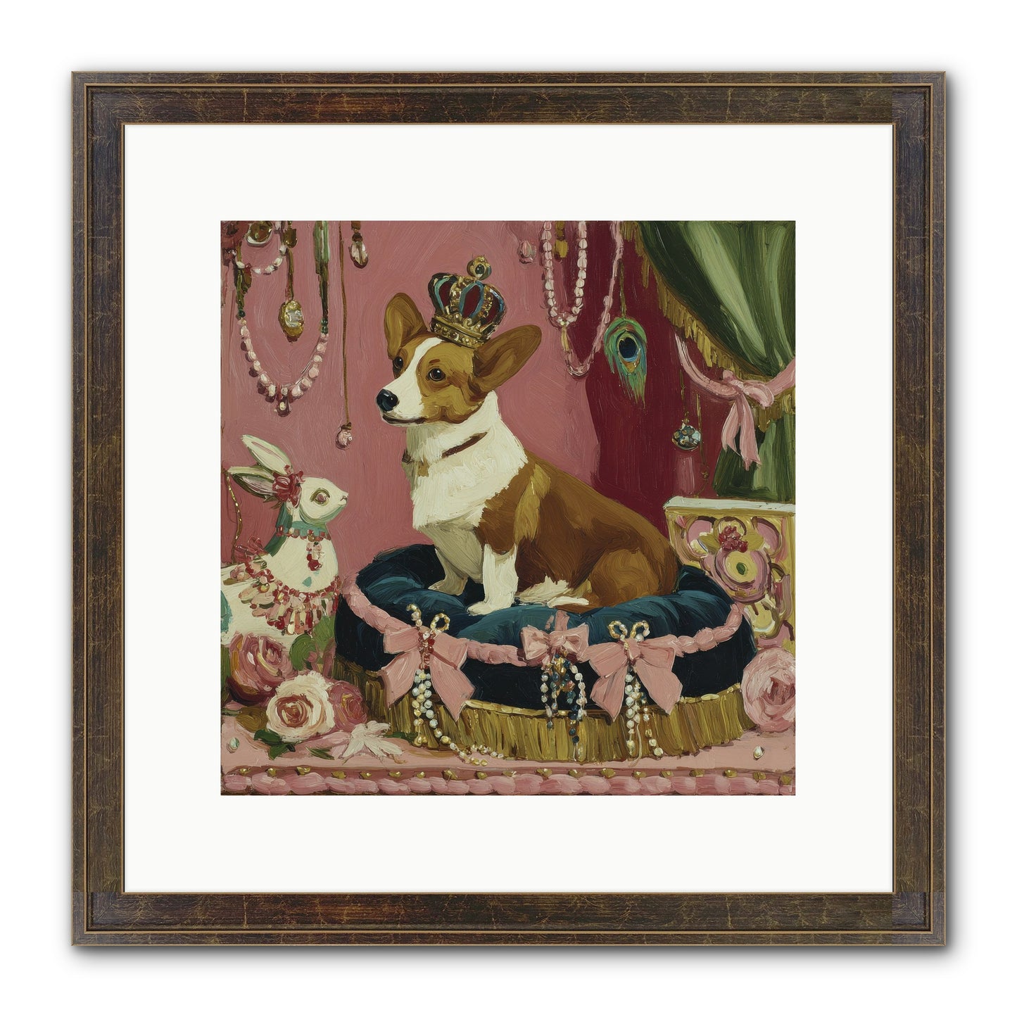 Unveiling Of Splendor Framed Print - Slimwoods Black/Gold 12x12