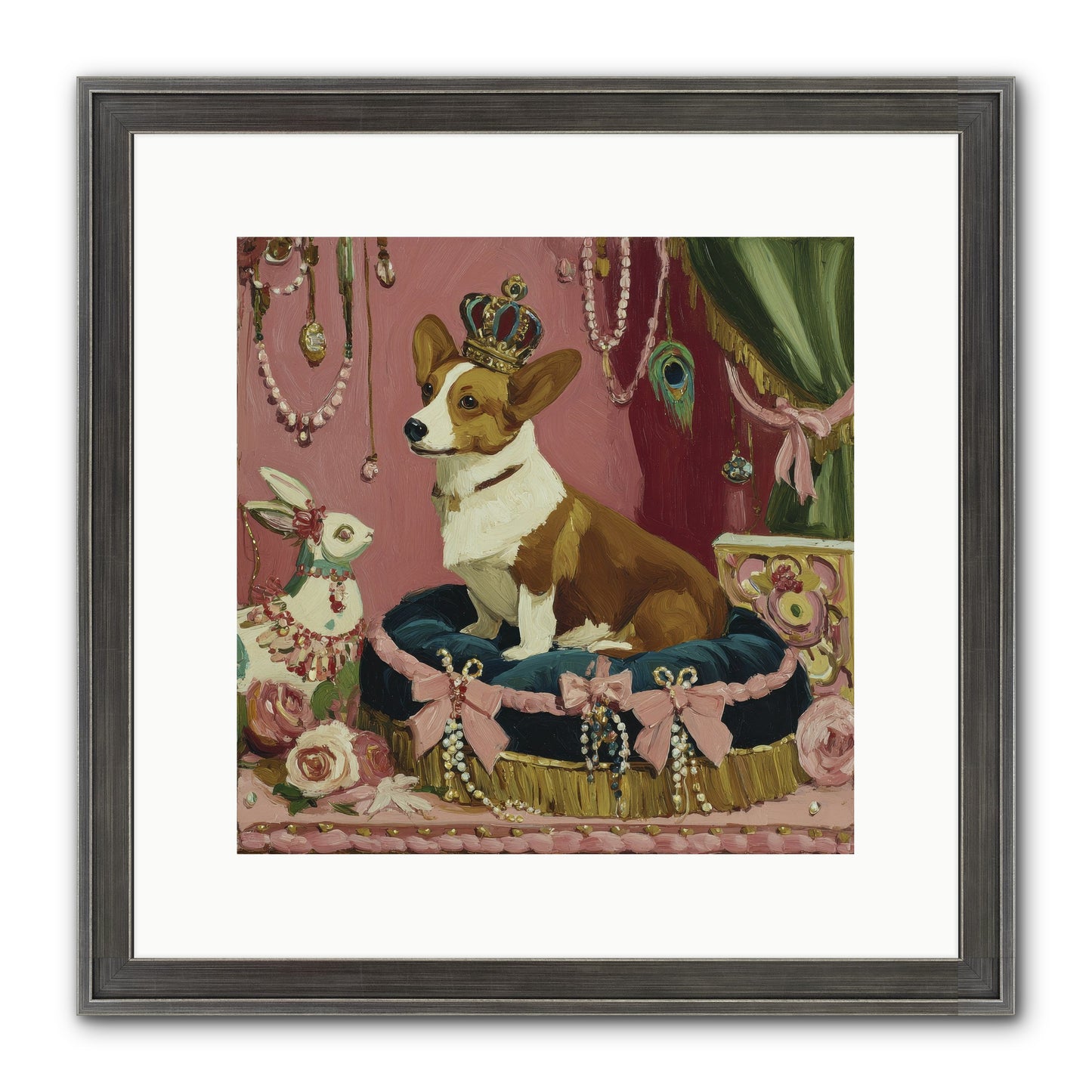 Unveiling Of Splendor Framed Print - Slimwoods Black/Silver 12x12
