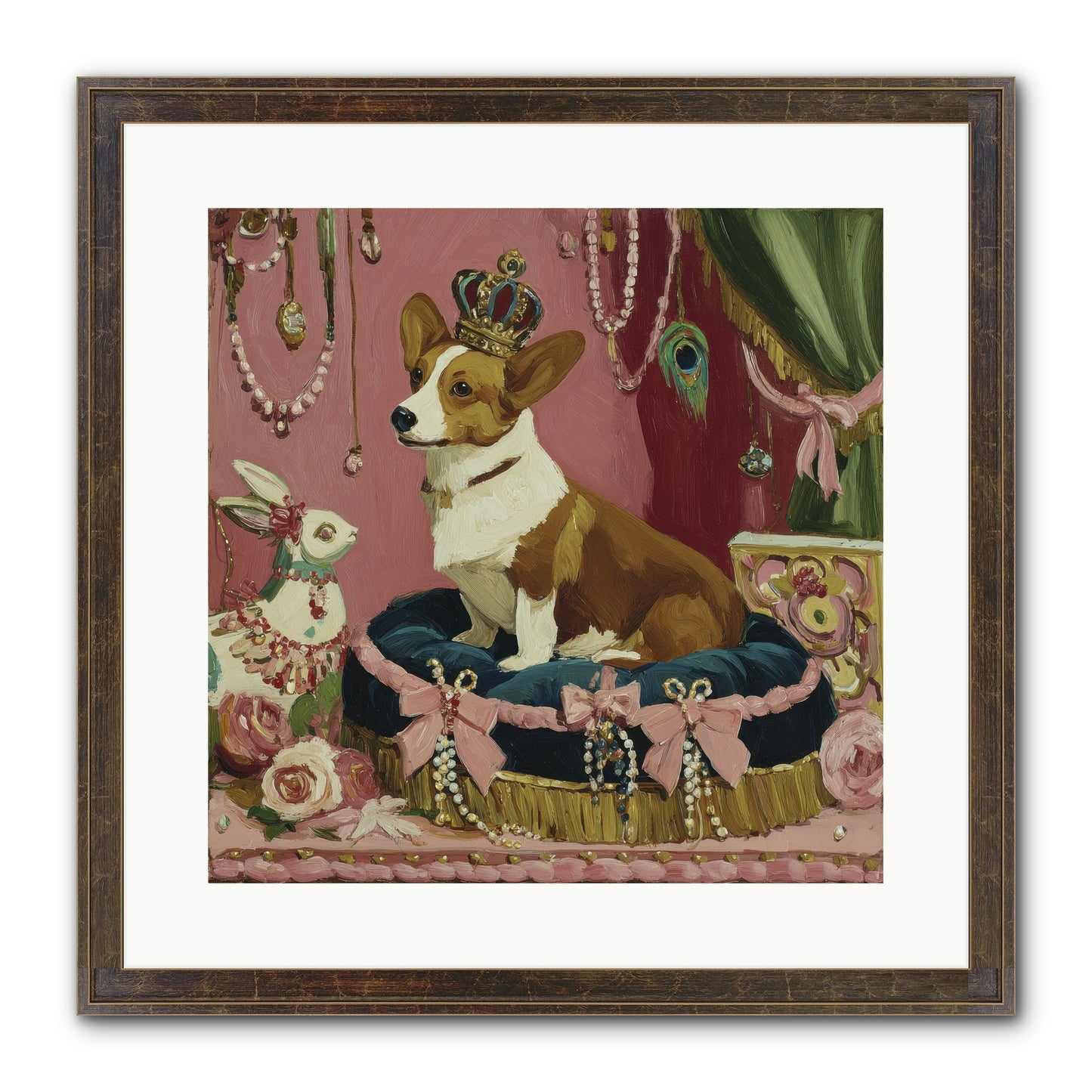 Unveiling Of Splendor Framed Print - Slimwoods Black/Gold 16x16