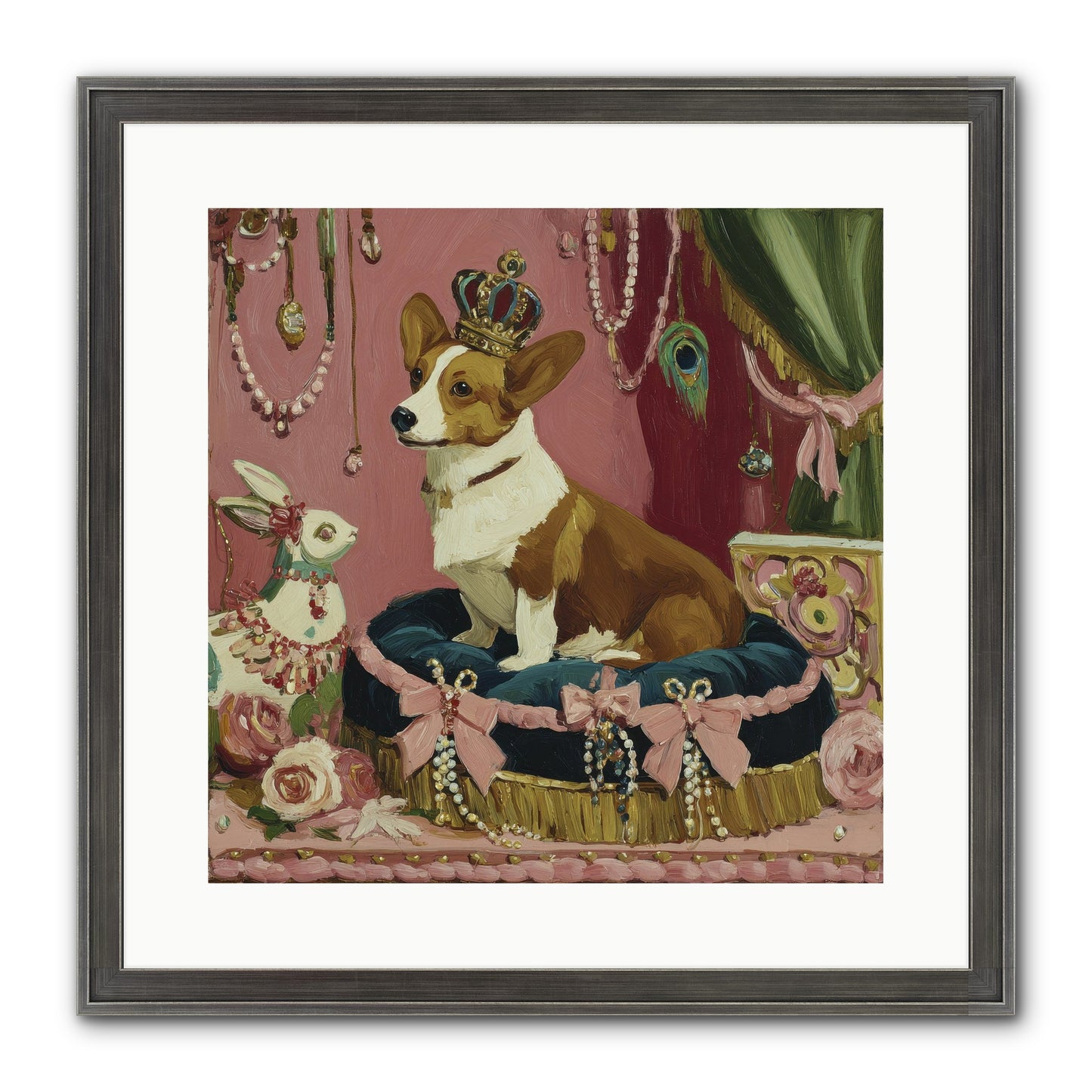 Unveiling Of Splendor Framed Print - Slimwoods Black/Silver 16x16